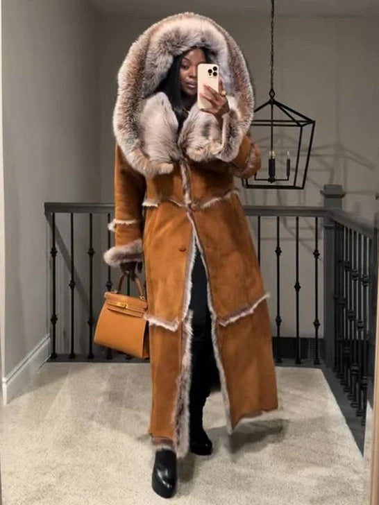 Hooded Plush Coat（✔️Free shipping）
