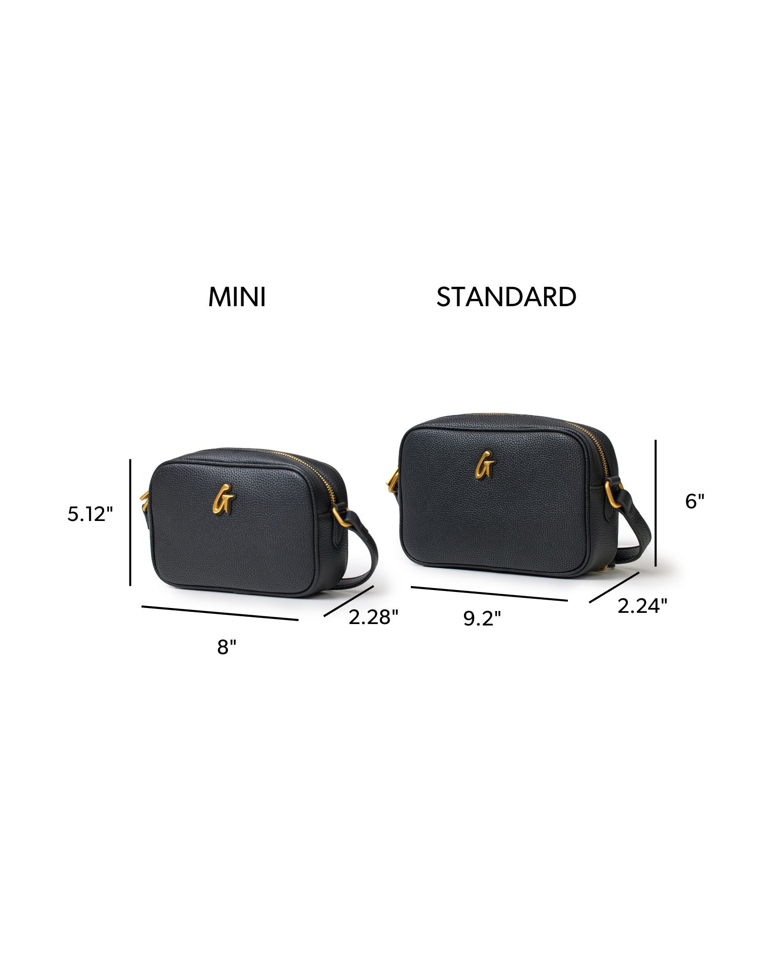MINI PEBBLE CAMERA BAG - BLACK