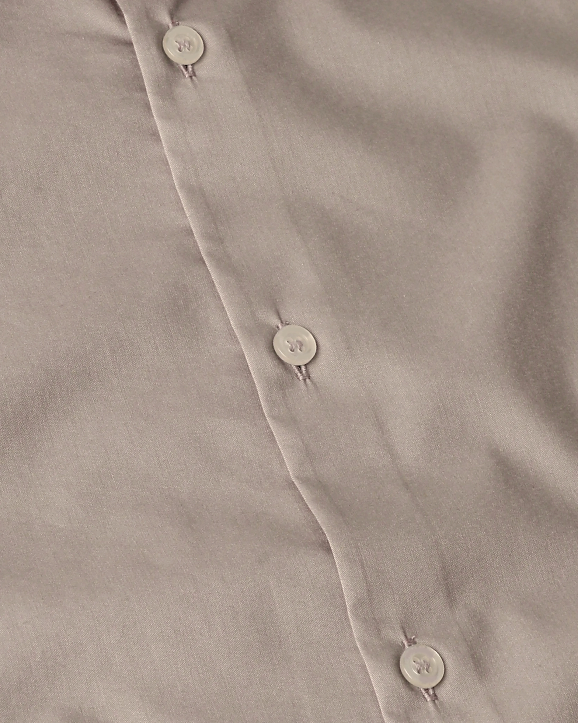 Leisure Soft And Comfortable Slim-Fit Dark Light Grey Shirt