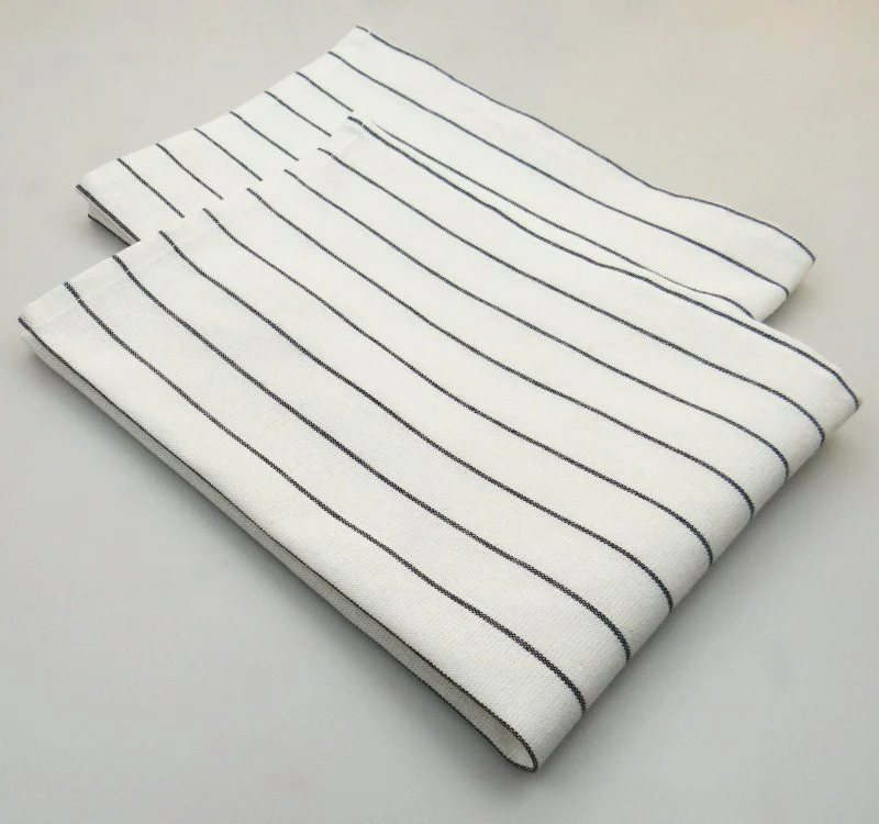 Towels: Graph-Stripe Tea Towel