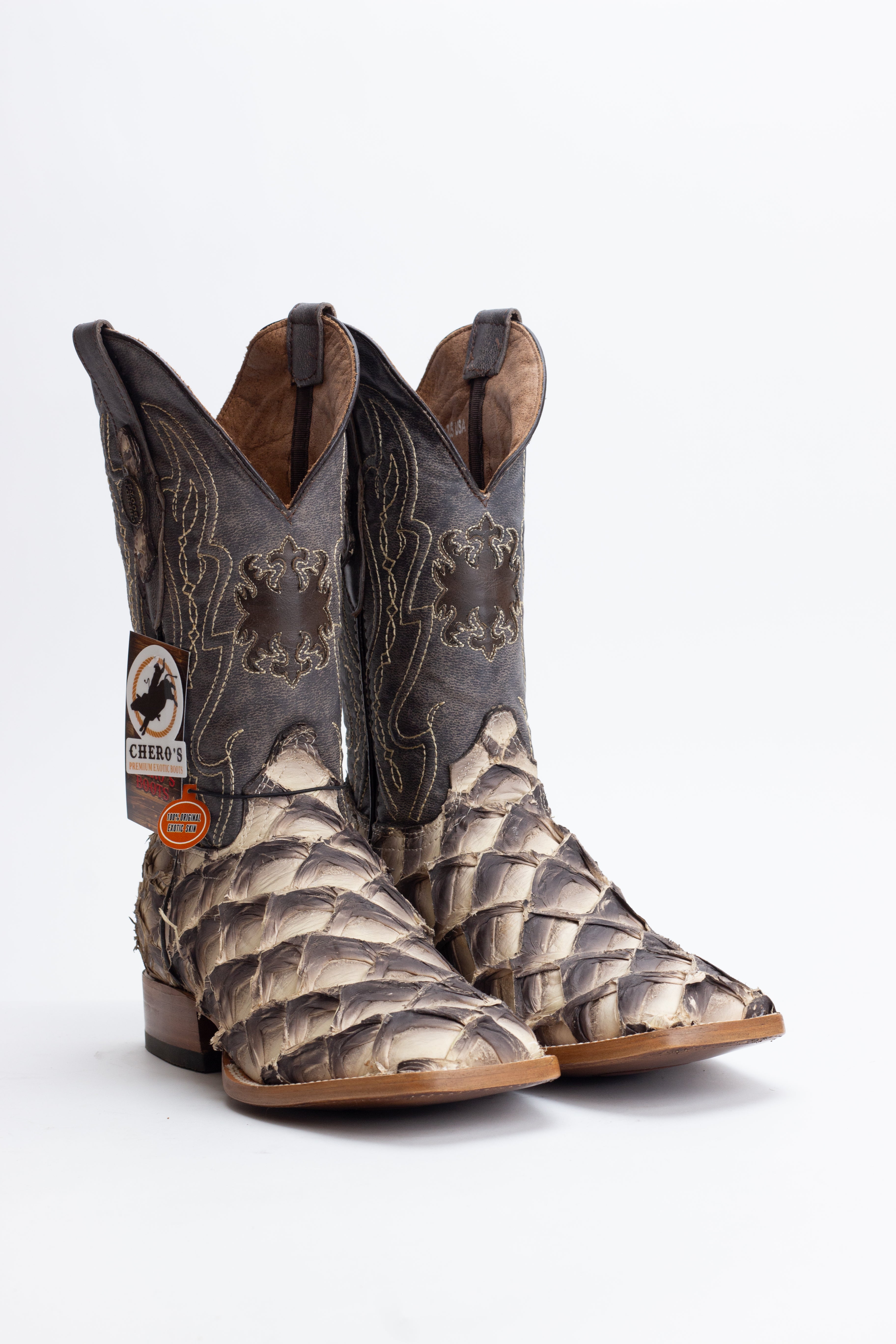 Chero's Premium Exotic Pirarucu Ivory Shadow Clearance Sale 70%OFF