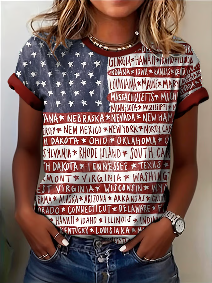 Women's Casual 250th Anniversary Commemorative T-shirt