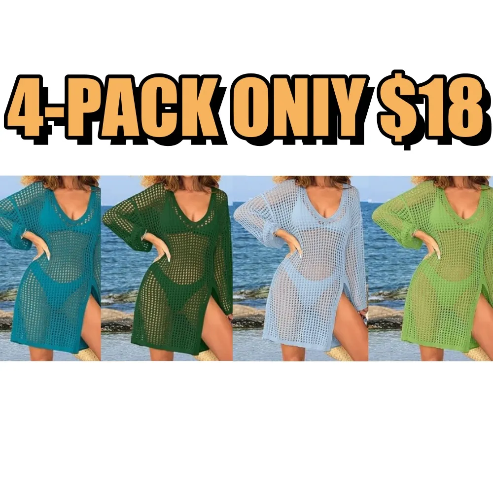 Sleeve Bathing Suit Beach Coverups