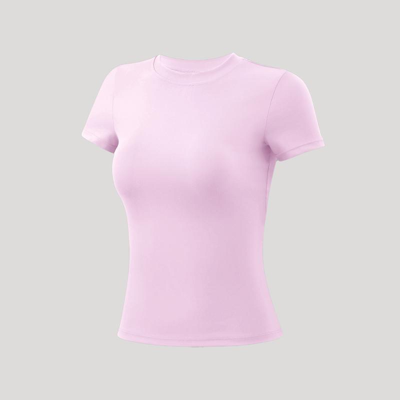 💪 Women’s Slim Fit Athletic Tee – Stretchy, Breathable Workout Top