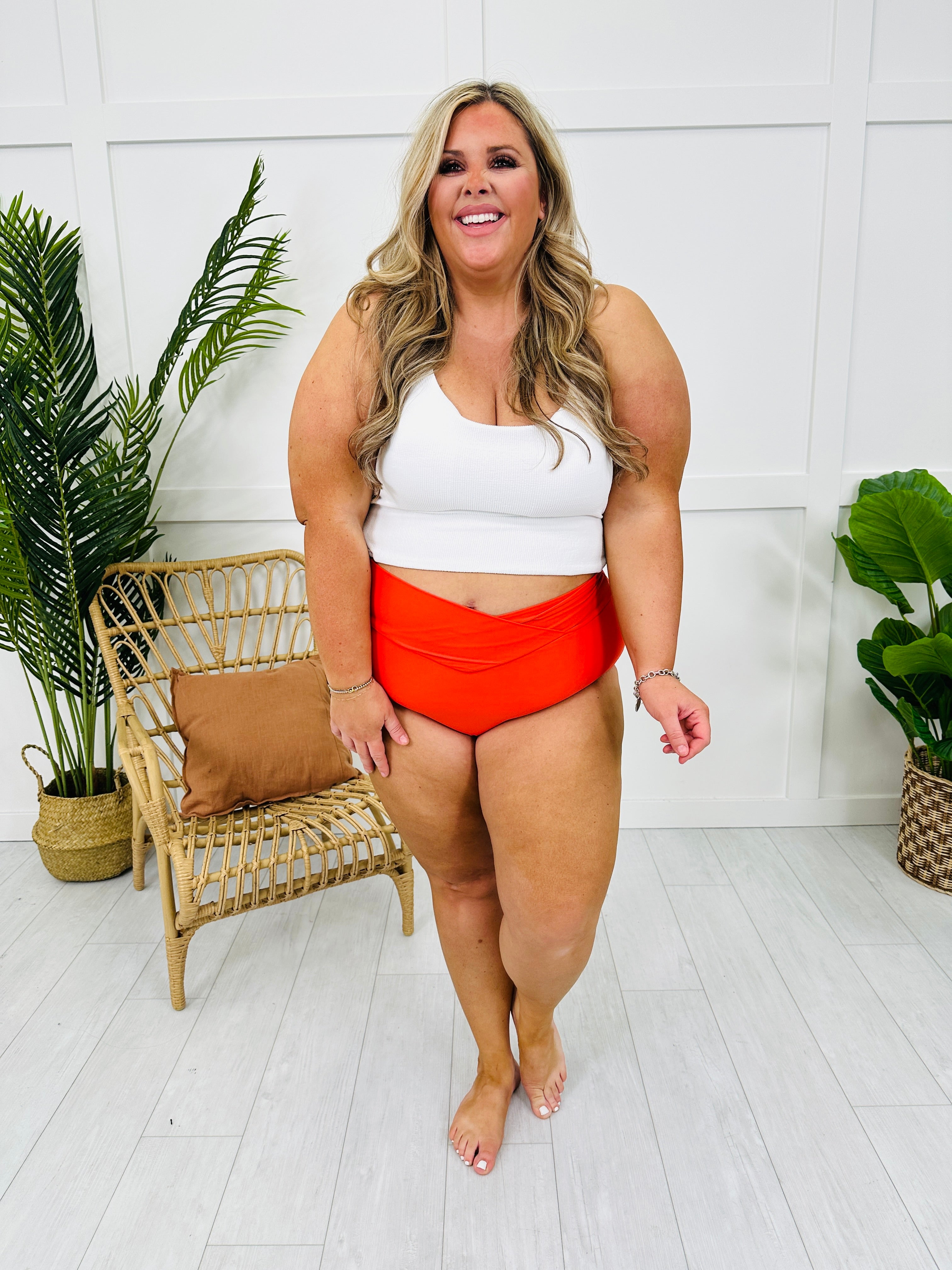 The Morgan Swim Top in White