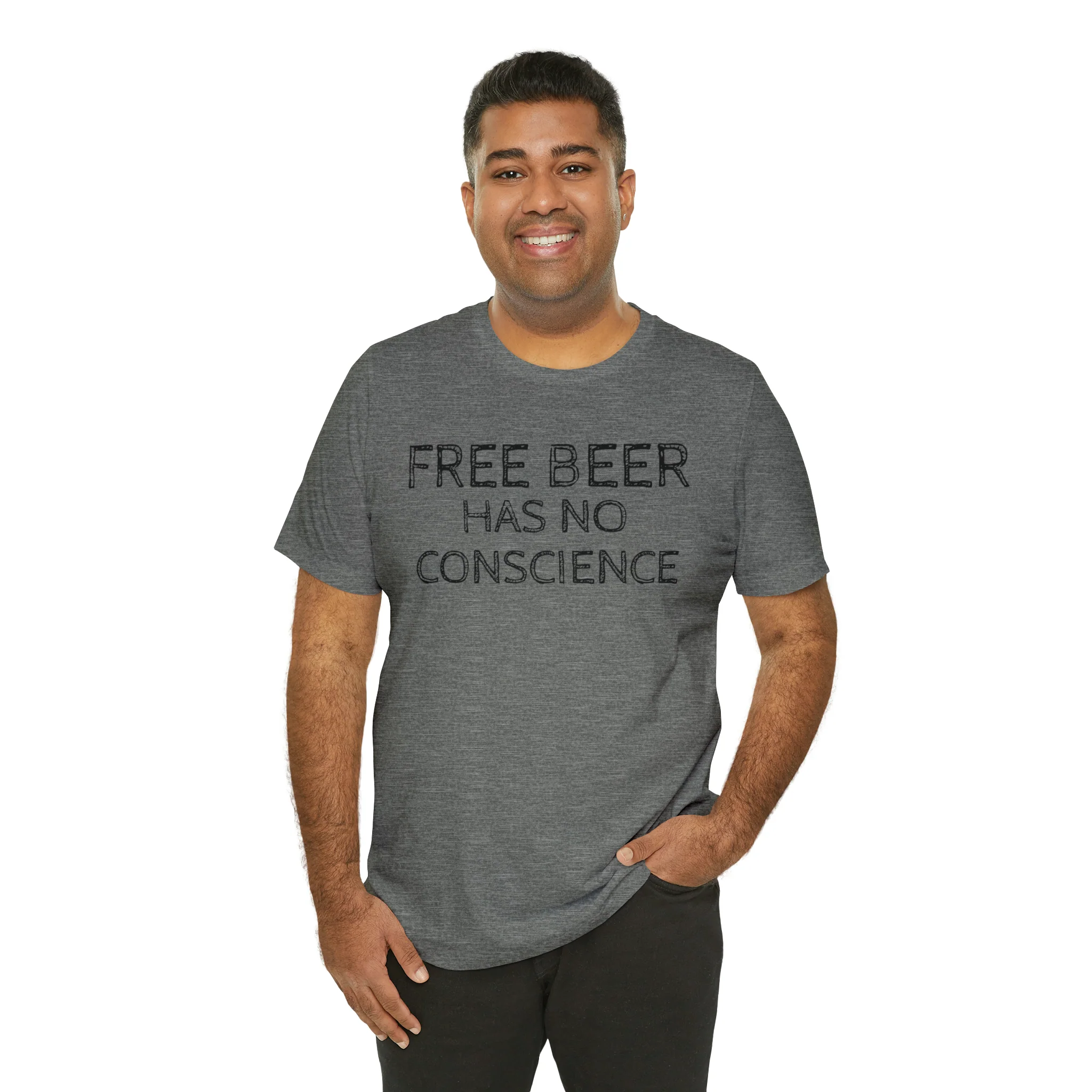 Free Beer Unisex Jersey Short Sleeve Tee