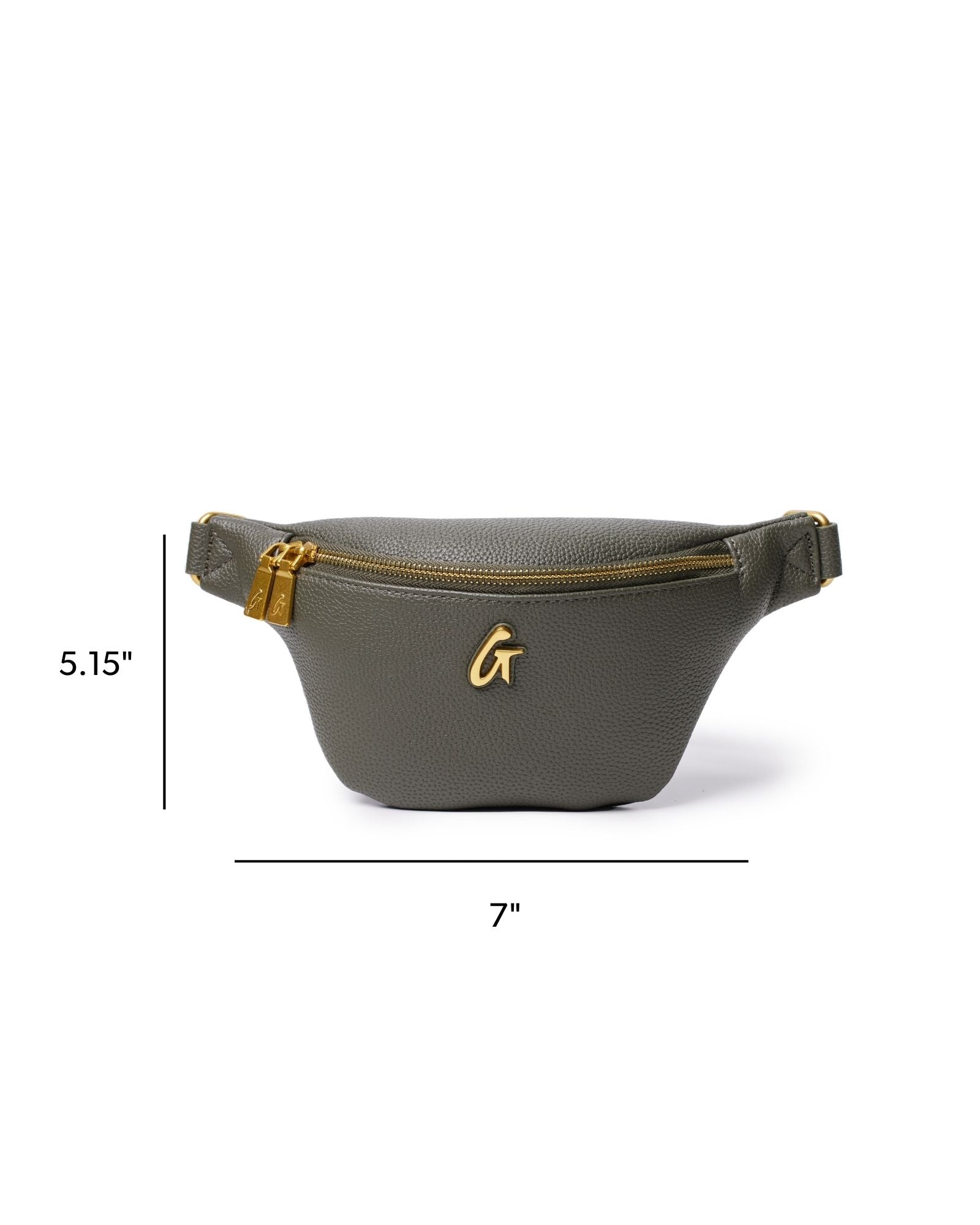 MINI PEBBLE FANNY PACK - OLIVE GREEN
