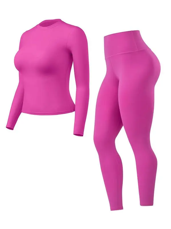 Women Yoga Leggings Set Gym Wear