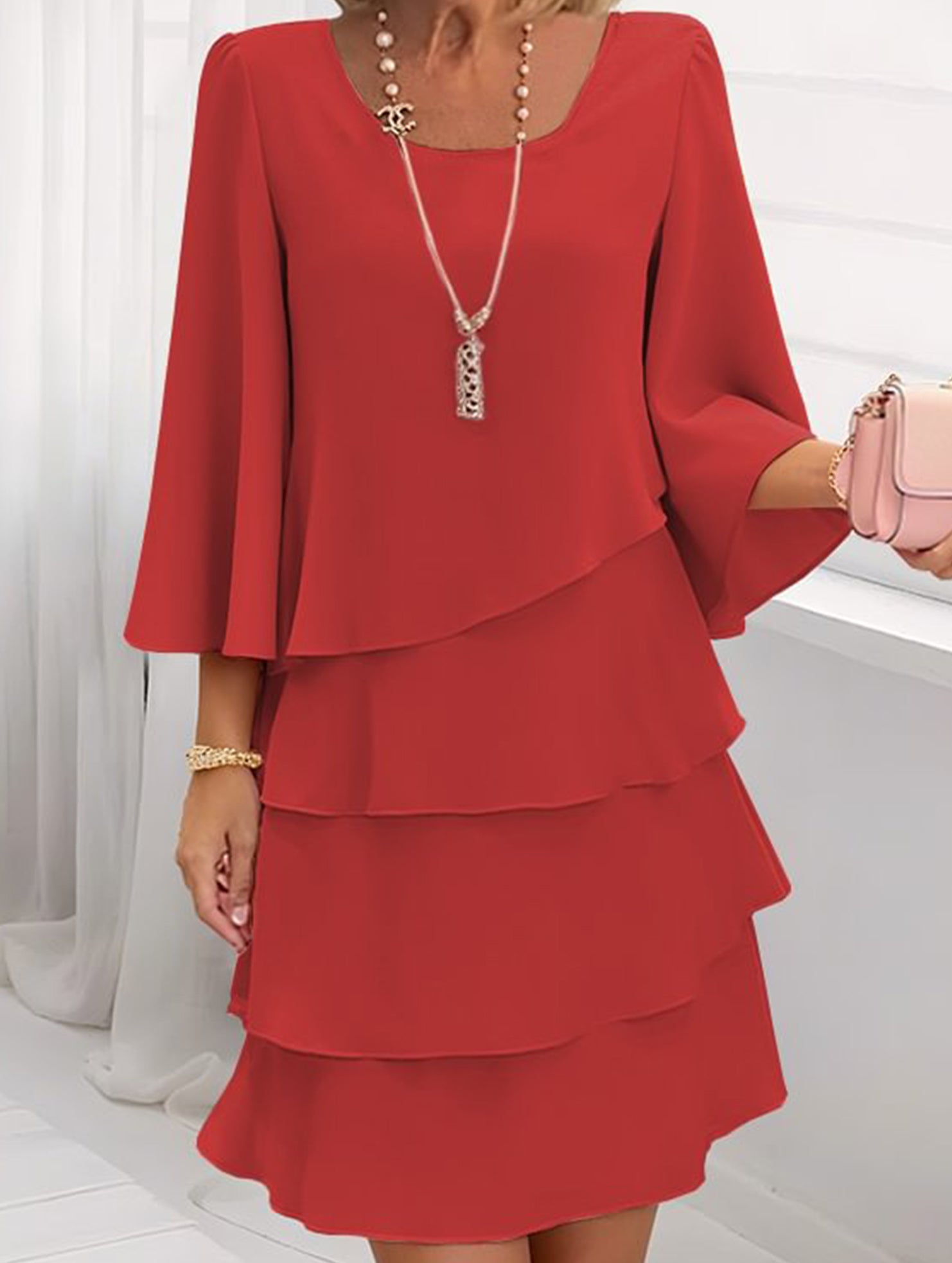 Loose Tiered Cake Dress