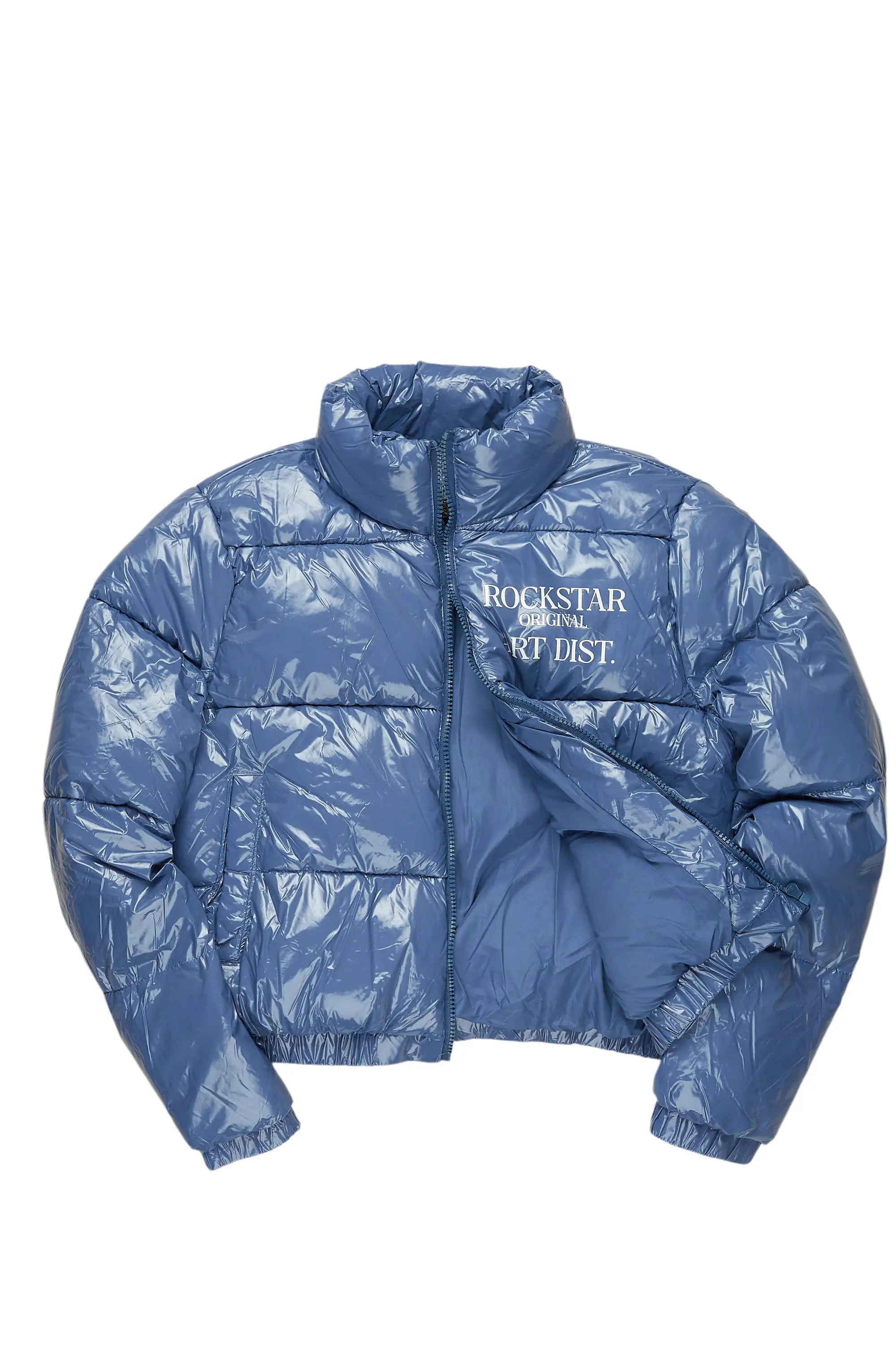 Chakelia Blue Puffer Jacket