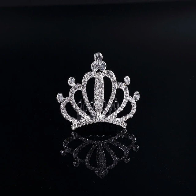 Stunning Crystal Crown Hairclip Accessories