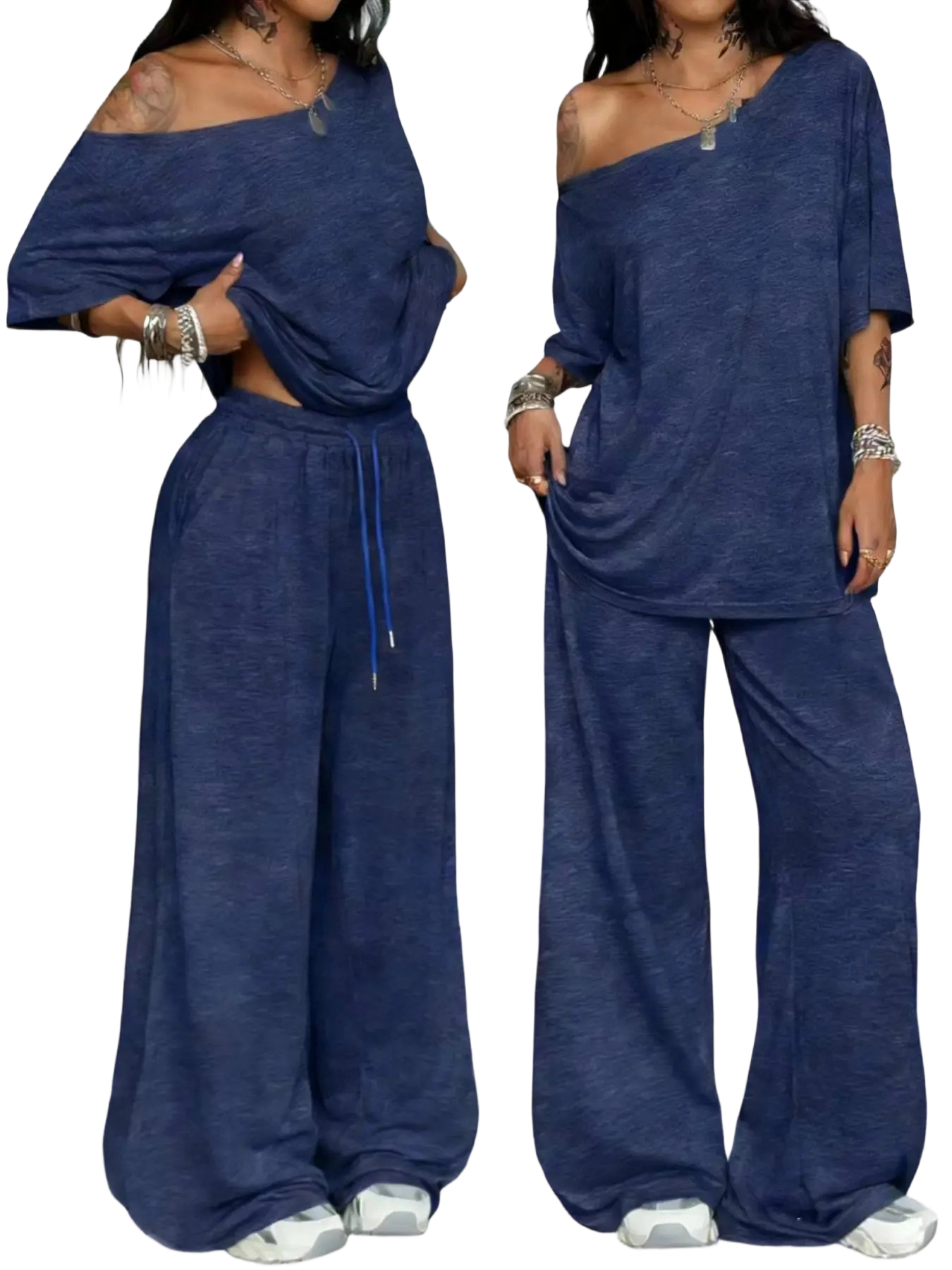 Women's Wide-Leg Lounge Set