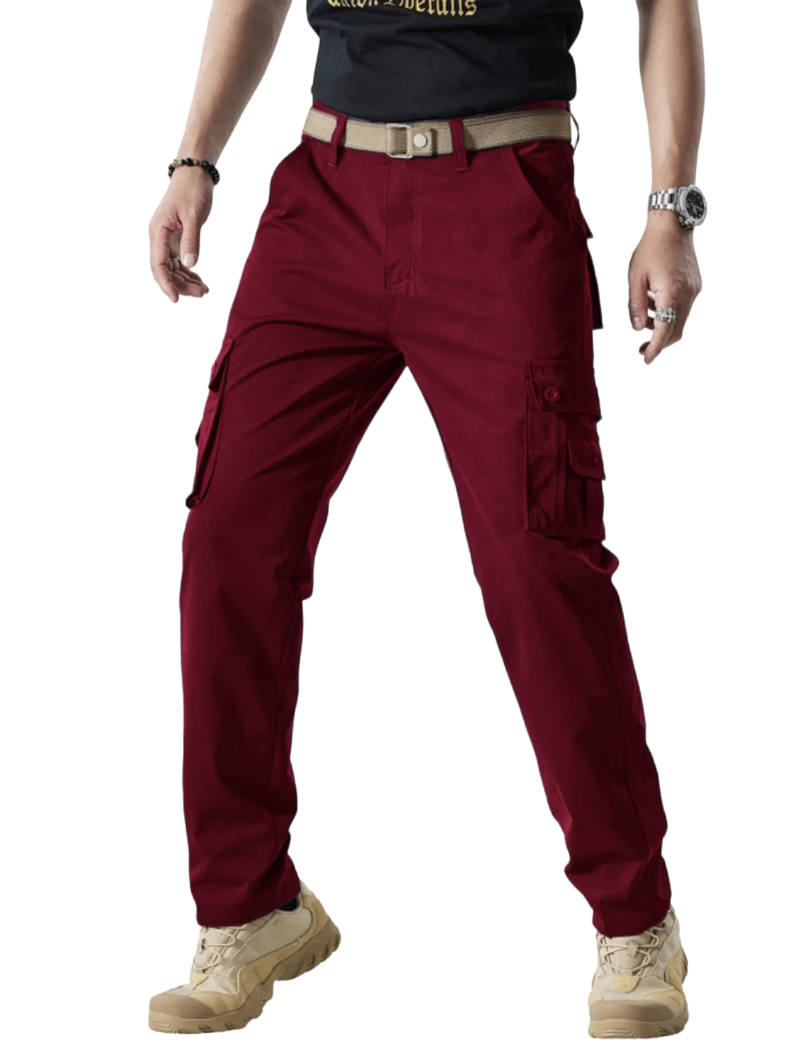 Rugged Multi-Pocket Men's Cargo Pants