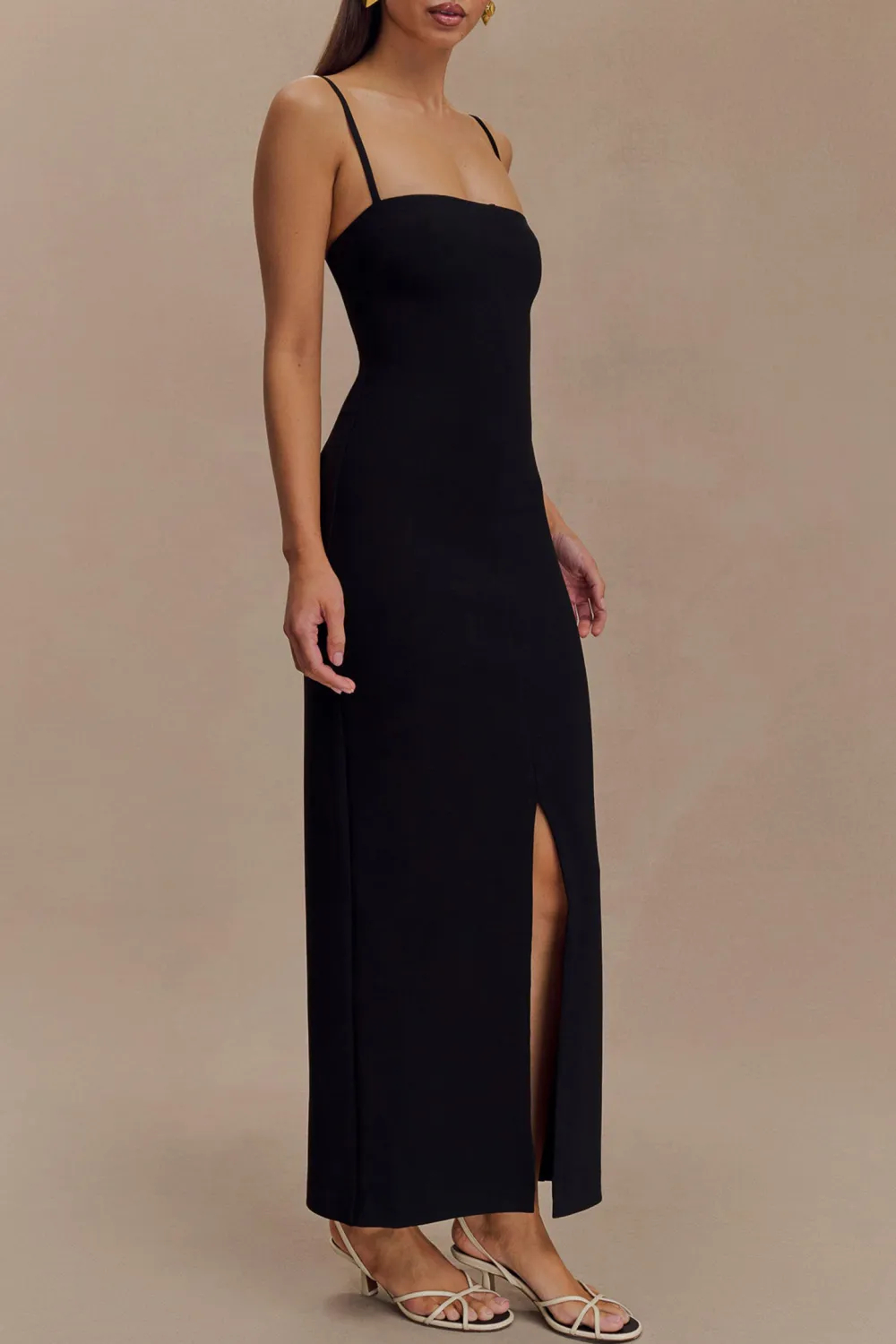 Crepe Maxi Dress