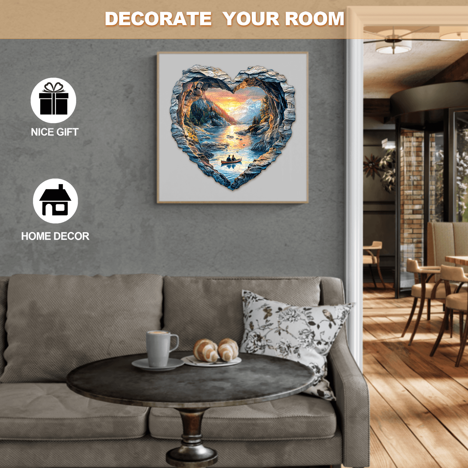 3D Lake Louise Wooden Jigsaw Puzzle