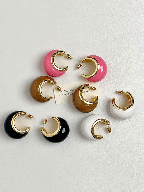 Geometric Drop Earrings