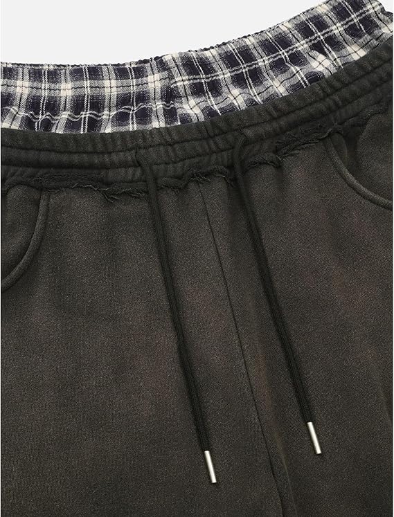 🧩🧩🧩Unisex Plaid Patchwork Sweatpants