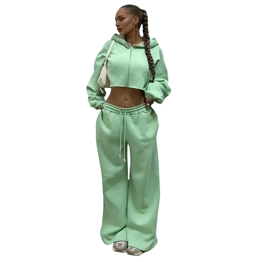 Women's Casual Two-piece Sweatsuit