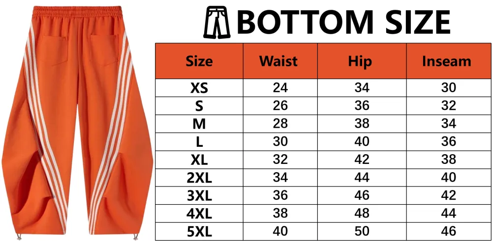 Flooo Loose Wide Leg Striped Track Pants