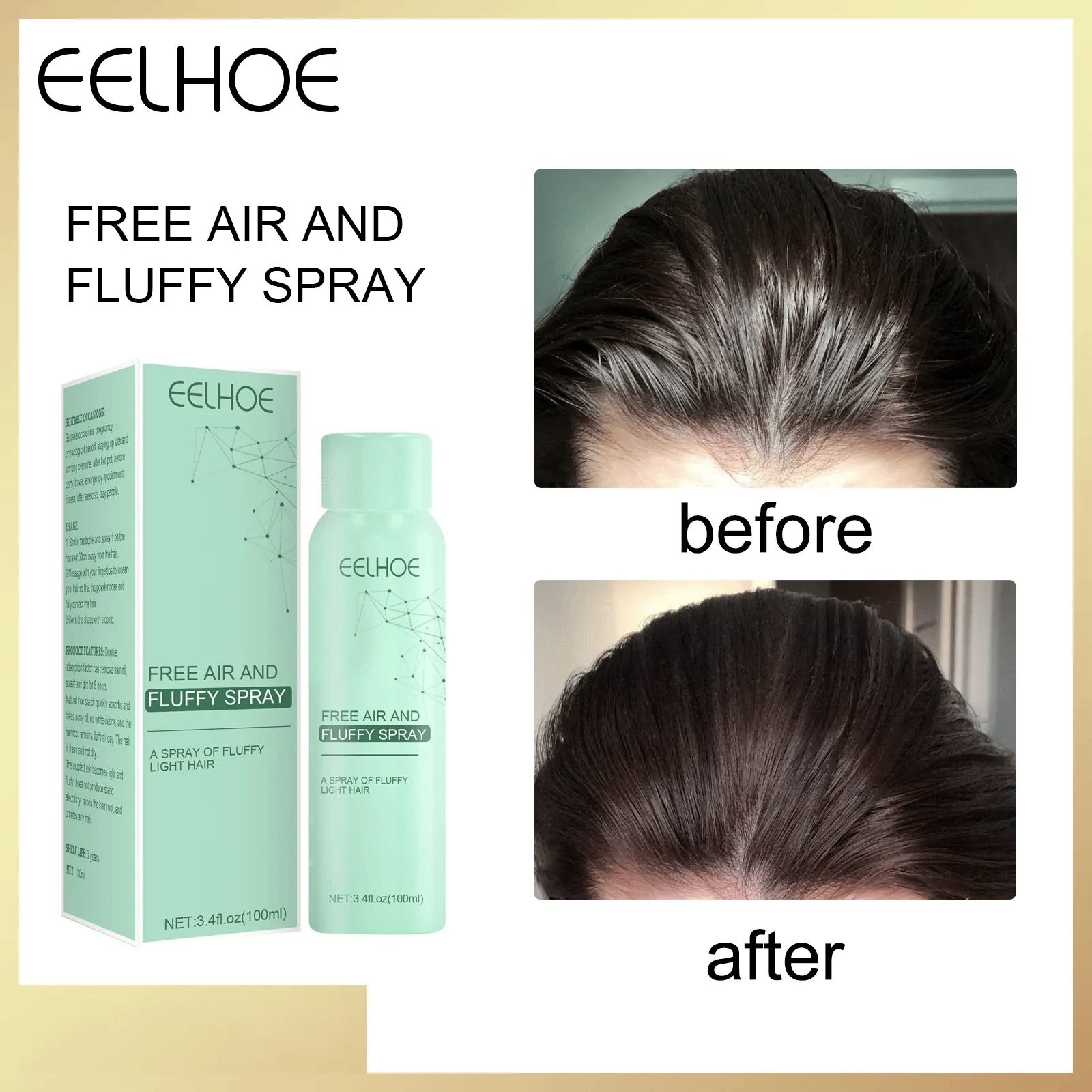 🔥HOT SALE🔥 Oil-Control Fluffy Volume Lift Hairspray