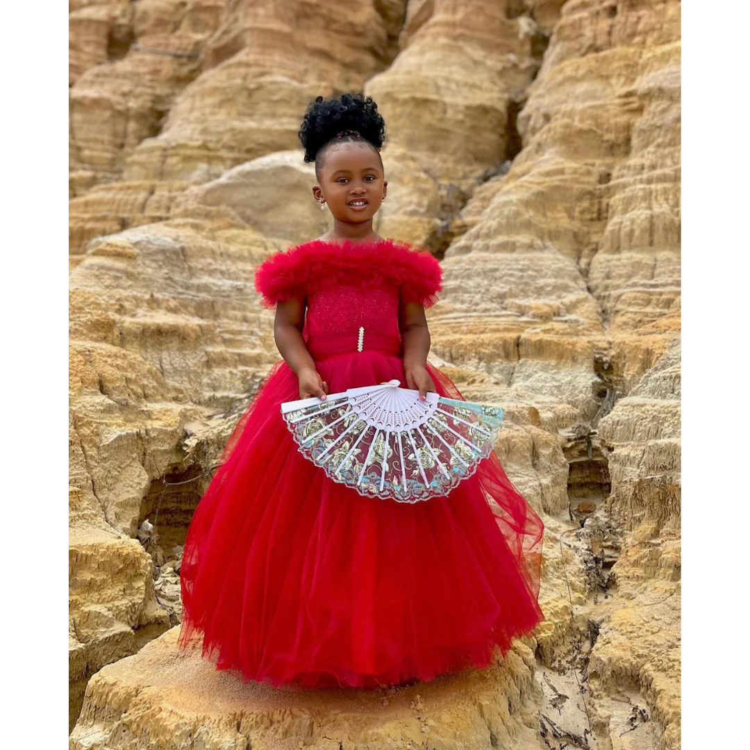 Deep-Red Cinderella Dress