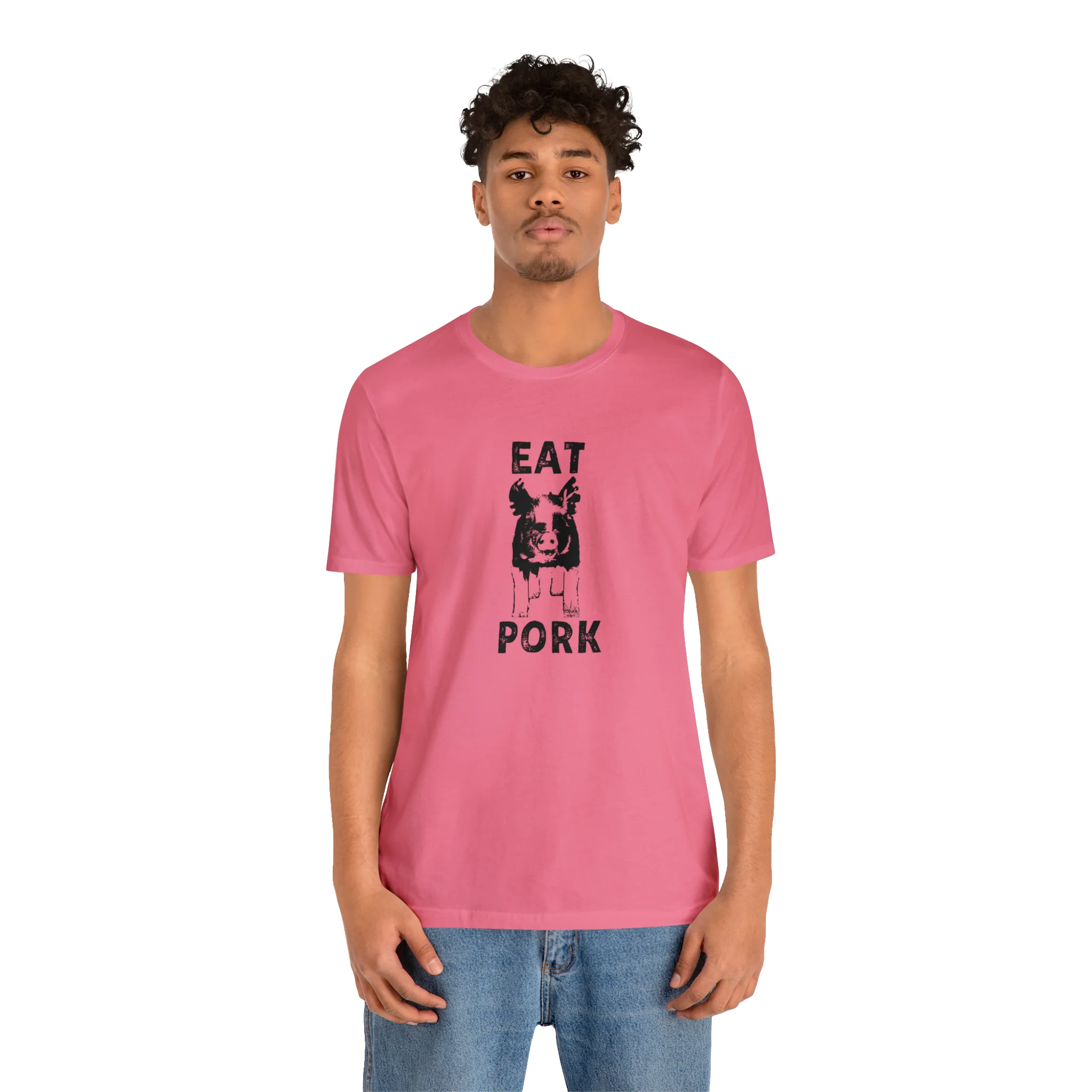 Eat Pork Unisex Jersey Short Sleeve Tee