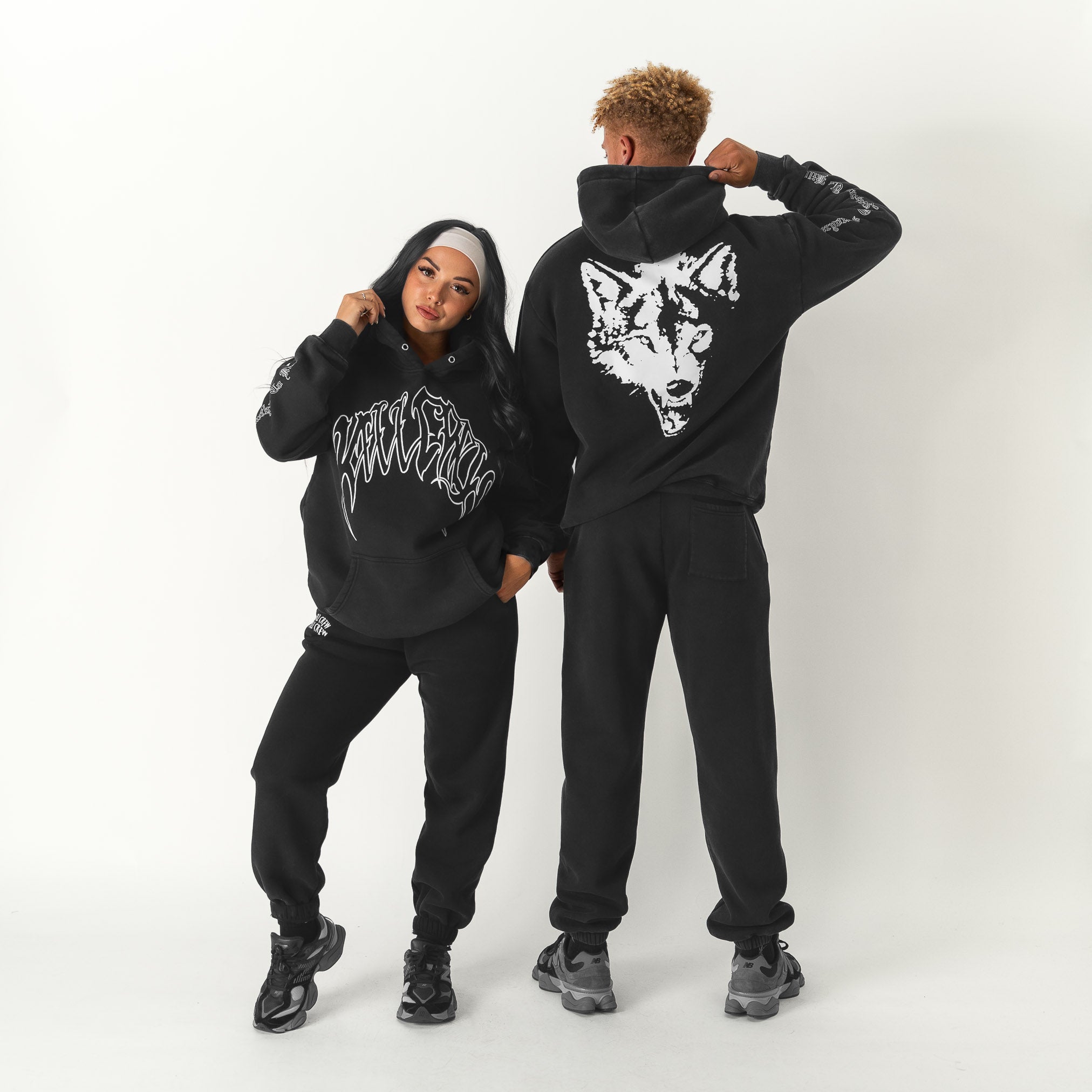 KILL CREW OVERSIZED LUX HOODIE - BLACK