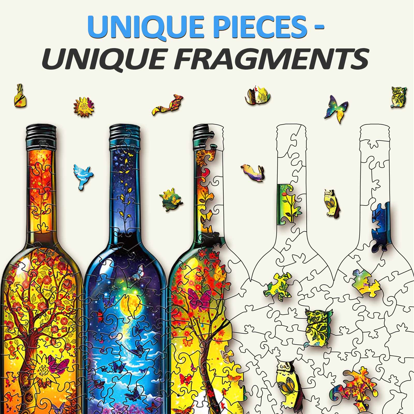 Bottle of Life Wooden Jigsaw Puzzle