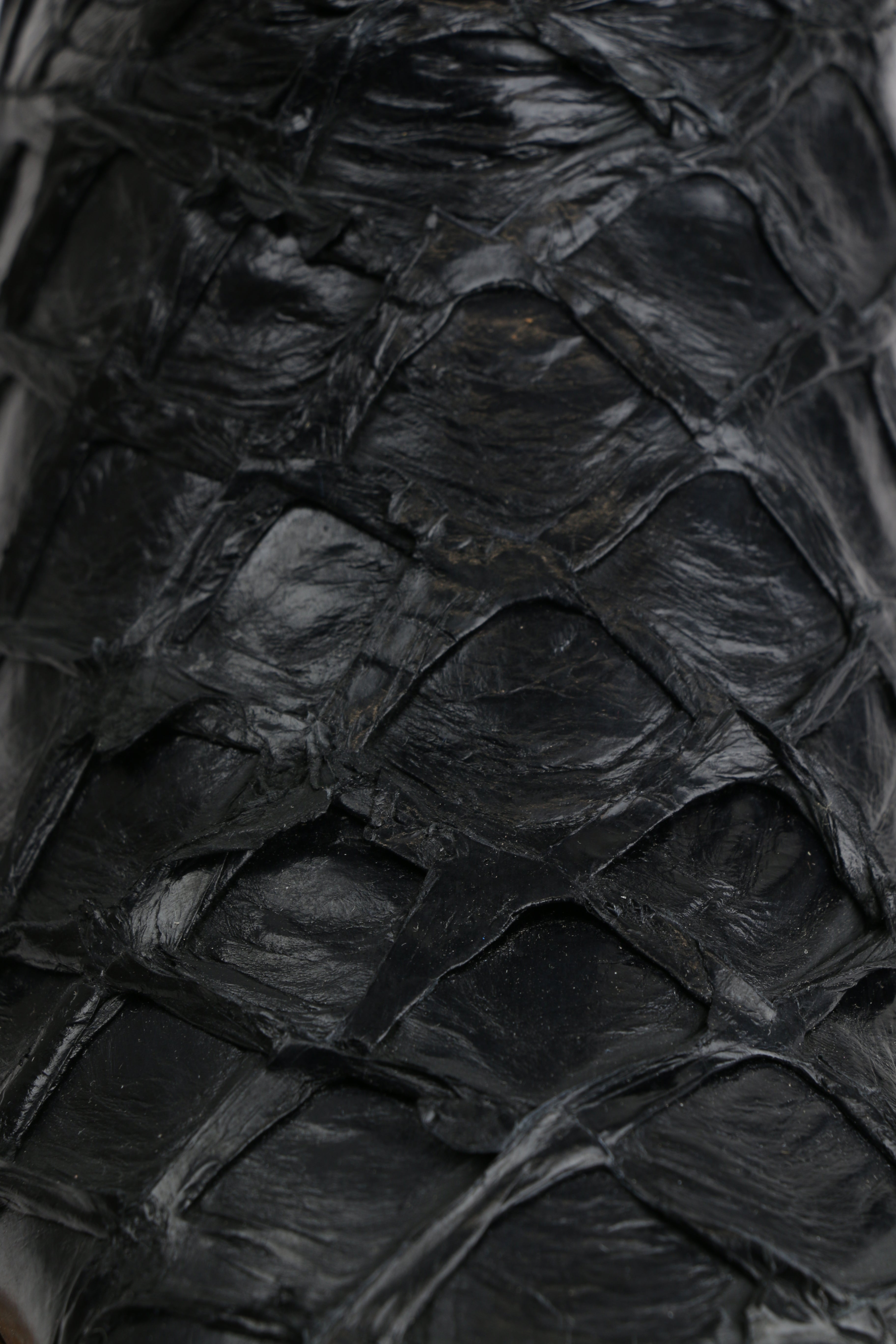 Chero's Premium Exotic Pirarucu Gloss Black Clearance Sale 70%OFF