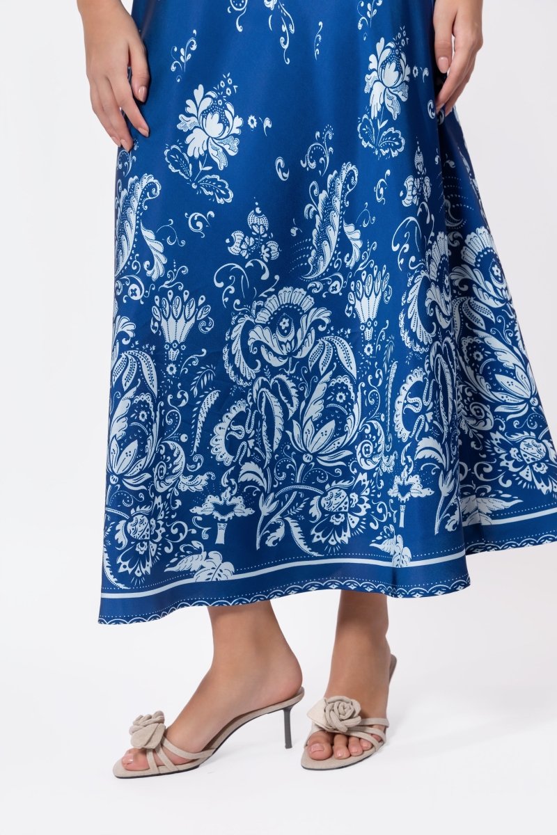 Lisa Skirt (Navy/Mint)