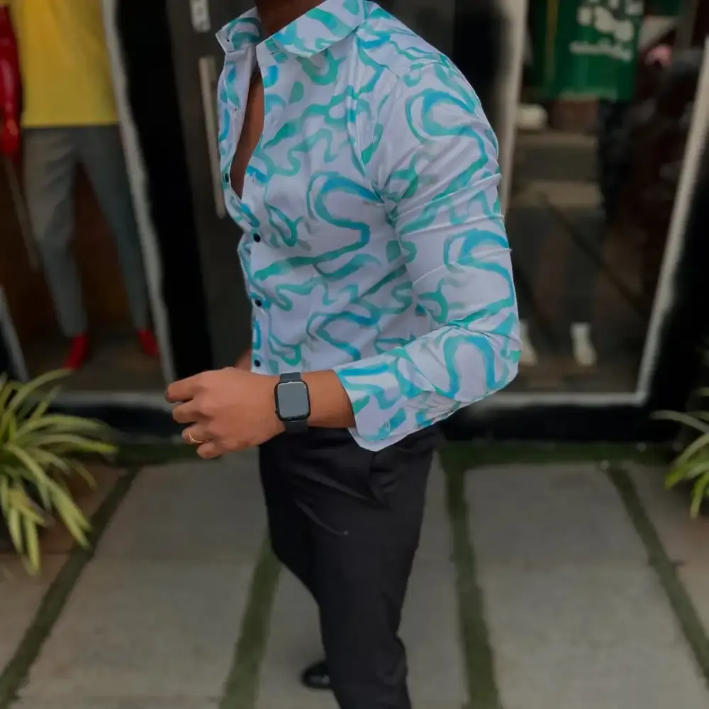 Men'S Style Casual Pattern Shirt