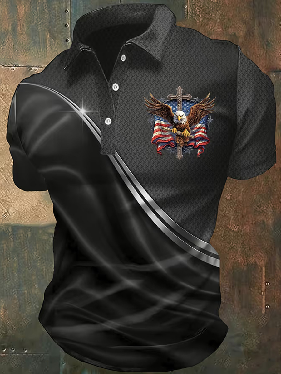 Men's Casual 250th Anniversary Patriot Polo