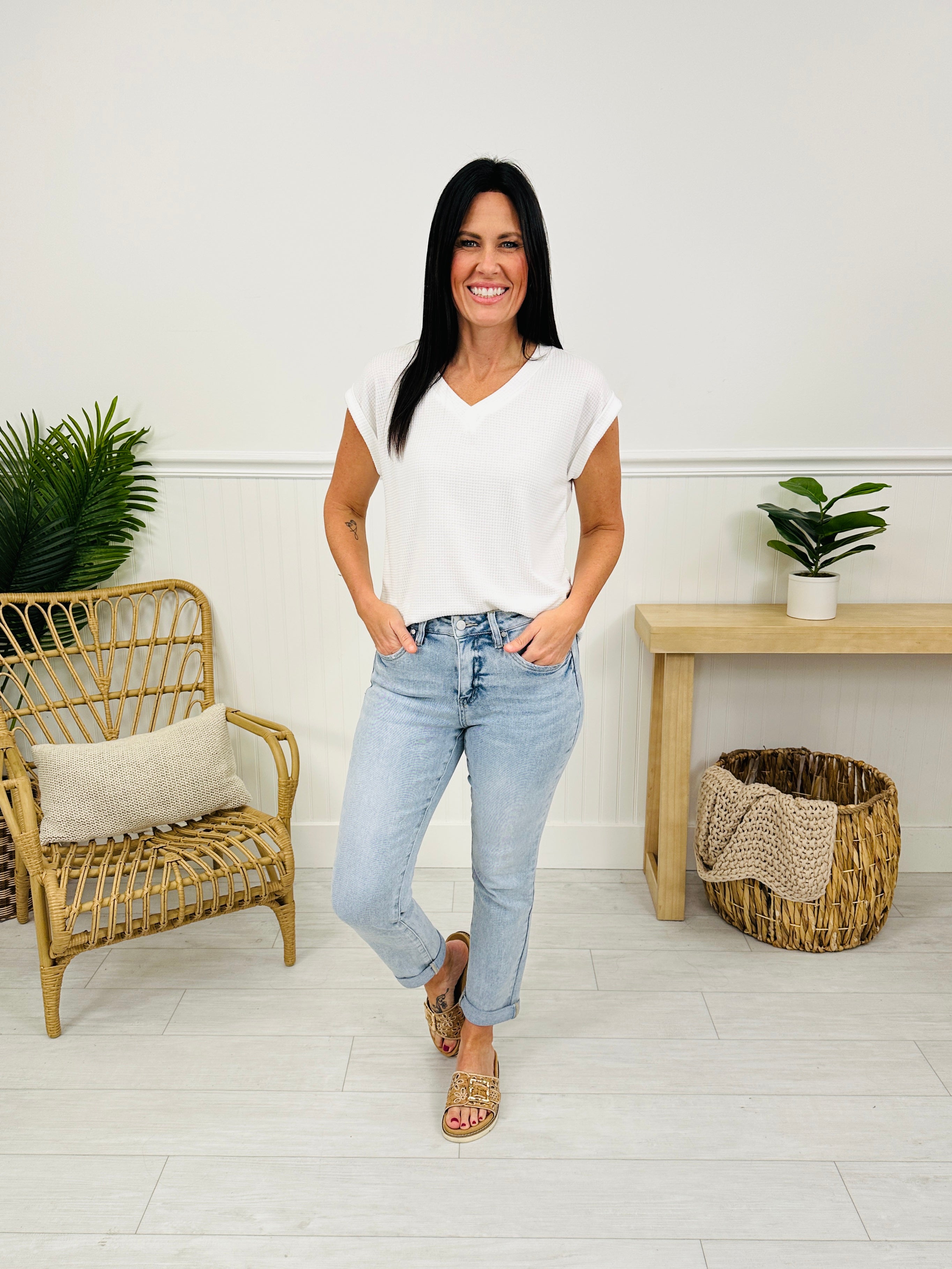 Mom Life MOCO Exclusive Design Mom Jeans With Tummy Control