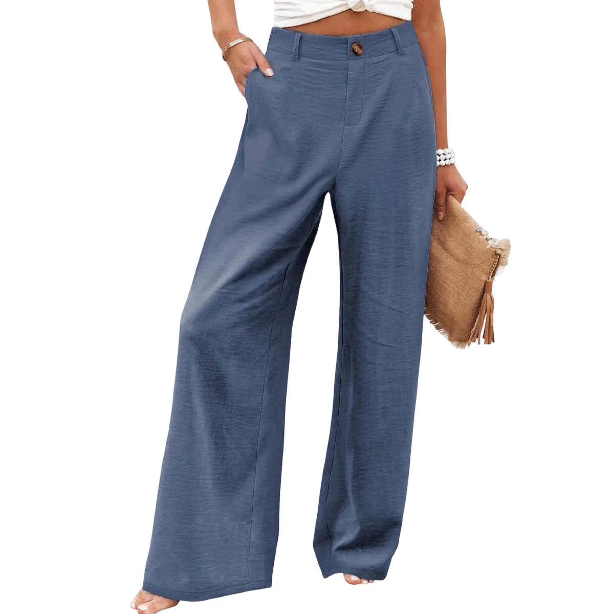 Women's Cotton Linen Pants | Summer 2026 Trendy High Waisted Wide Leg（TikTok Exclusive Offer）