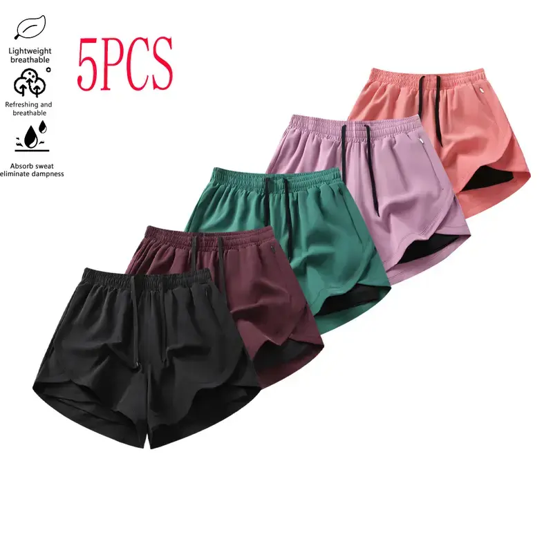 Women’s Summer Shorts 6-Pack Fashionable, Versatile Outdoor Casual Athletic Shorts