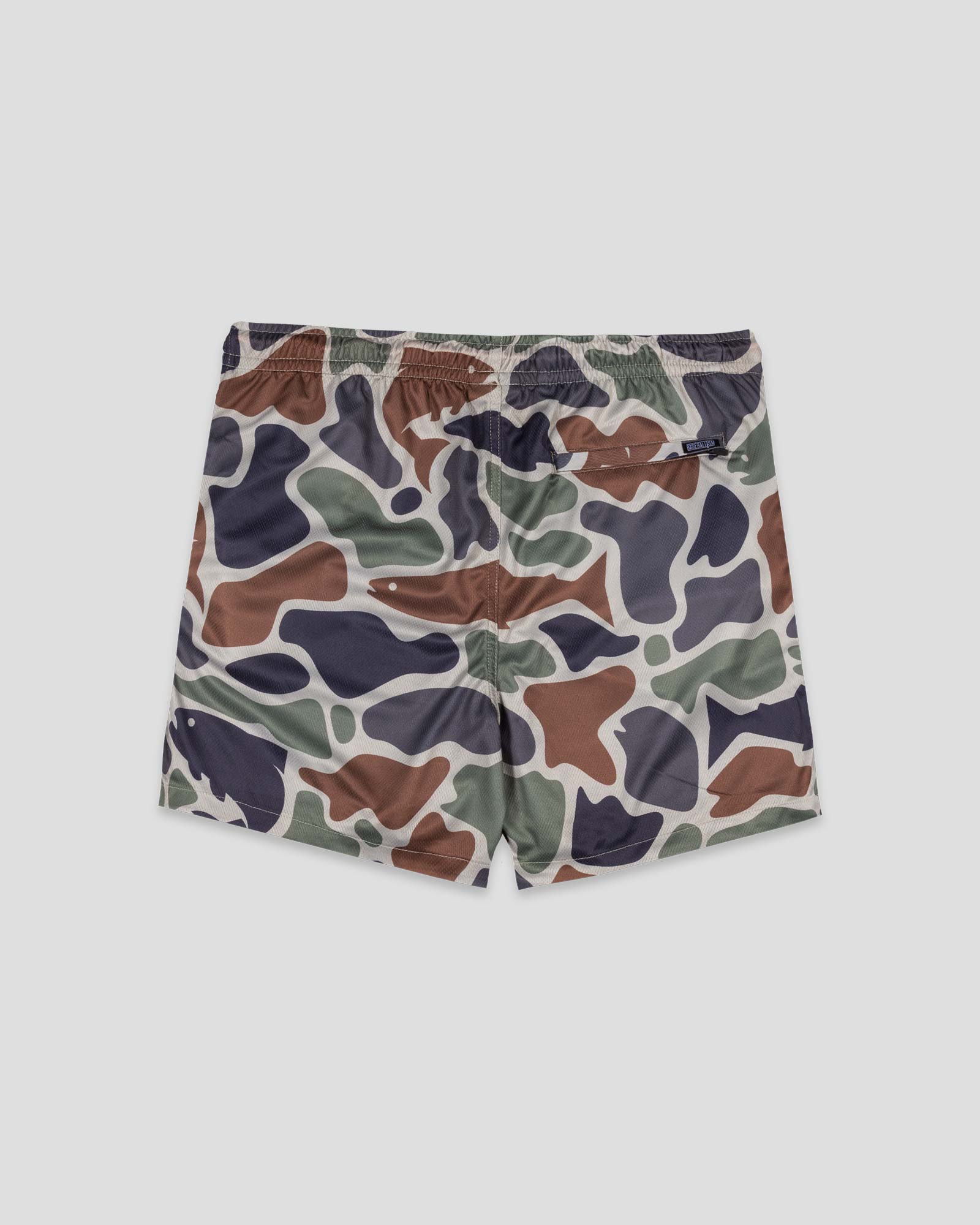 Fishing Club Angler Camo Diamond Air Mesh Shorts - Youth