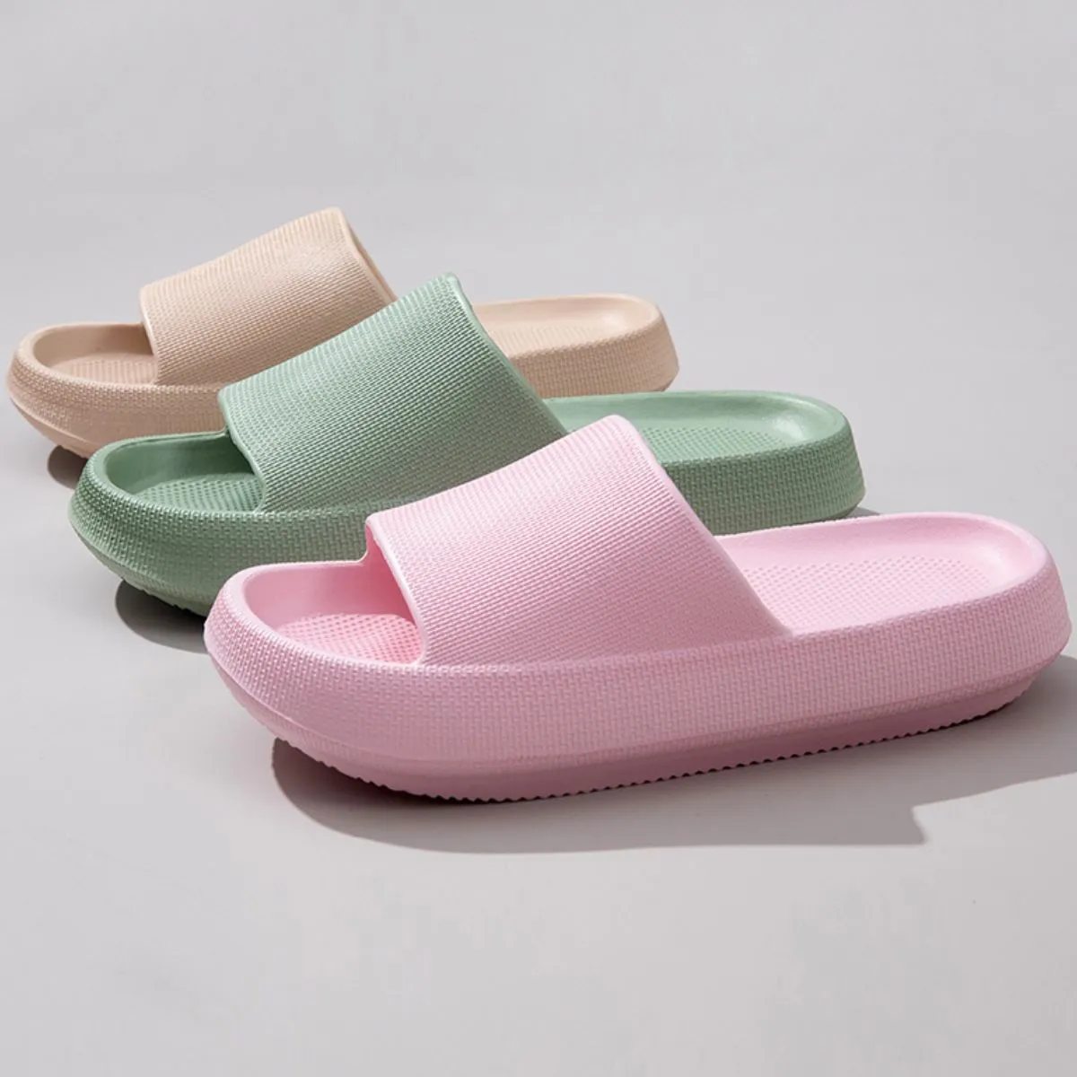 Open Toe Platform Slides (multiple color options)