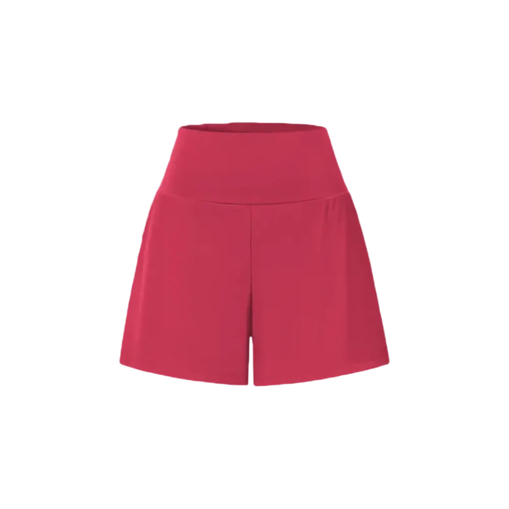 Super High Waisted Back Pocket & Side Hidden Pocket 2-in-1 Yoga Shorts