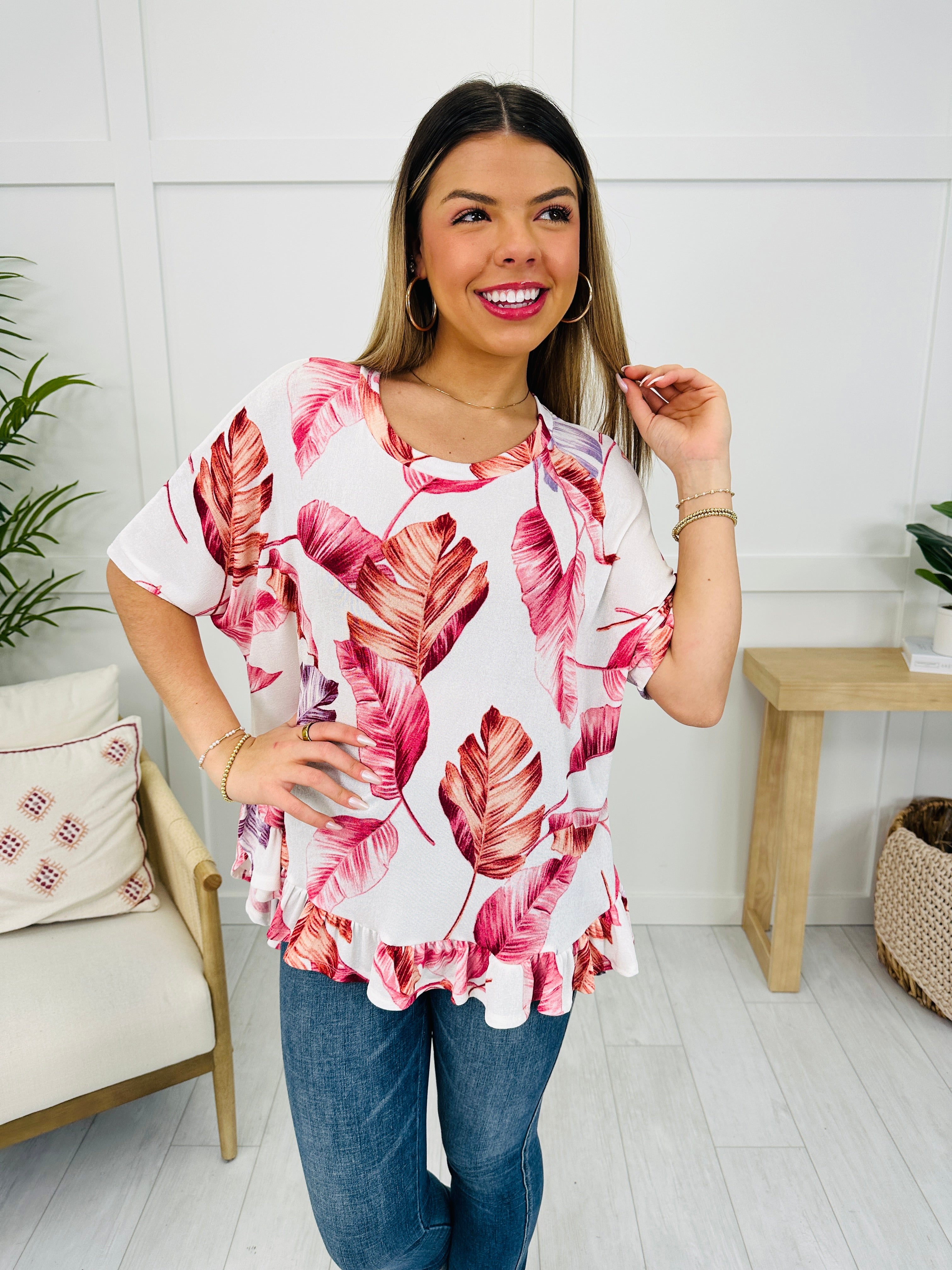 Drifting Petals Top