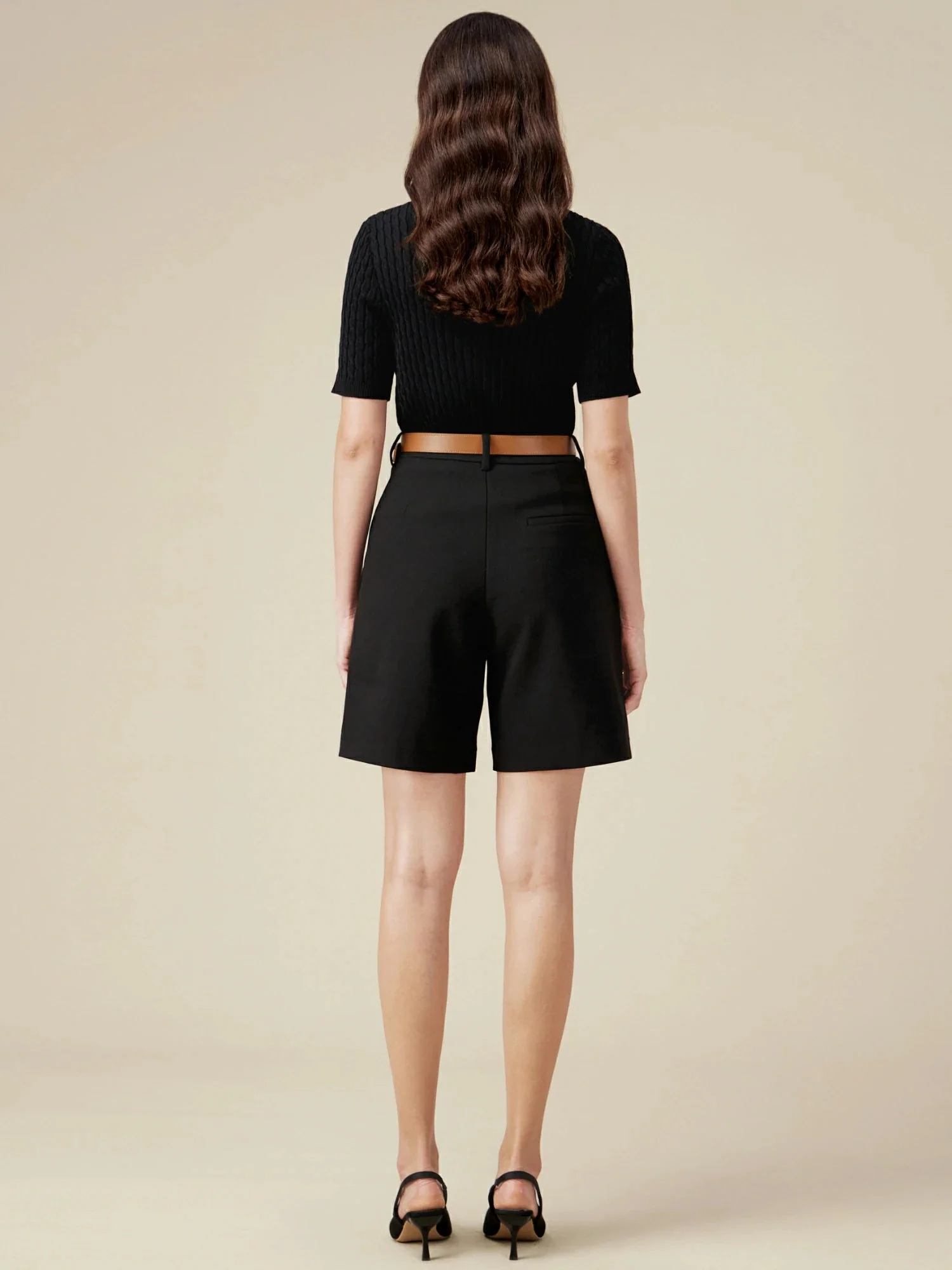 100% Lyocell Knit Sweater Top