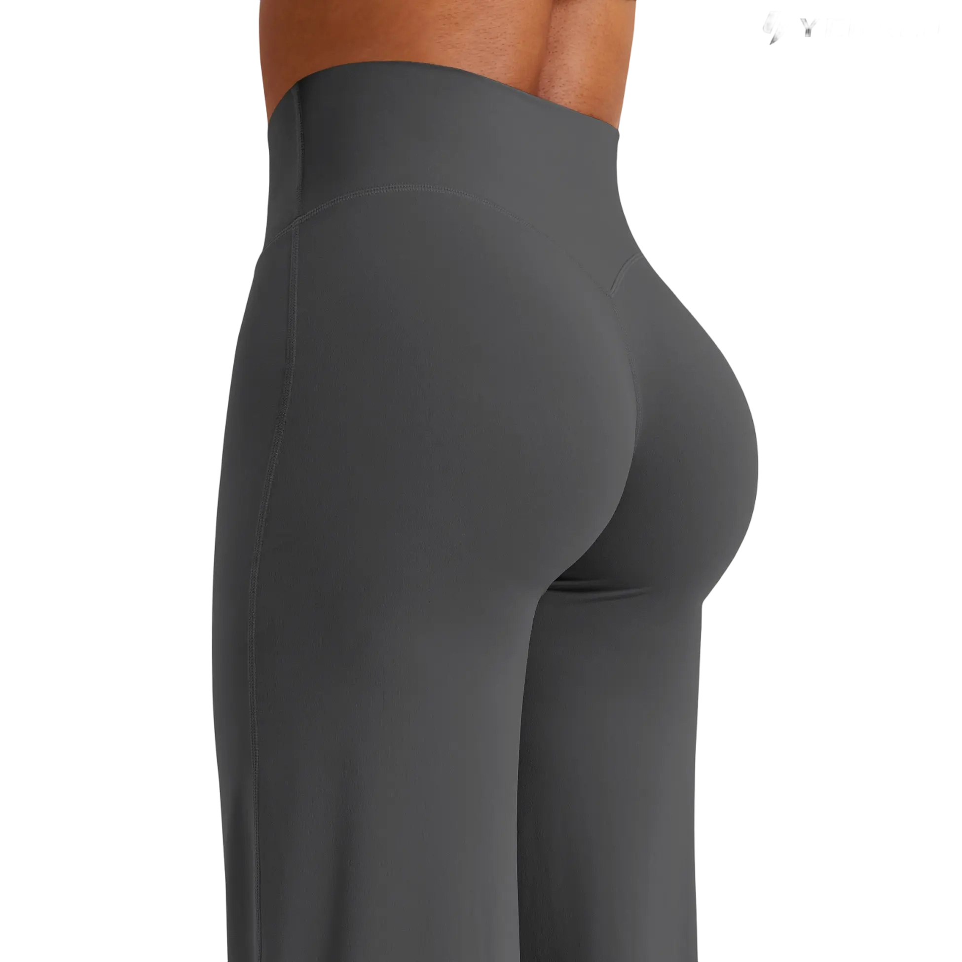 Leggings High-Waist Straight-Leg No Front Seam Buttery Soft Gym Yoga Pants