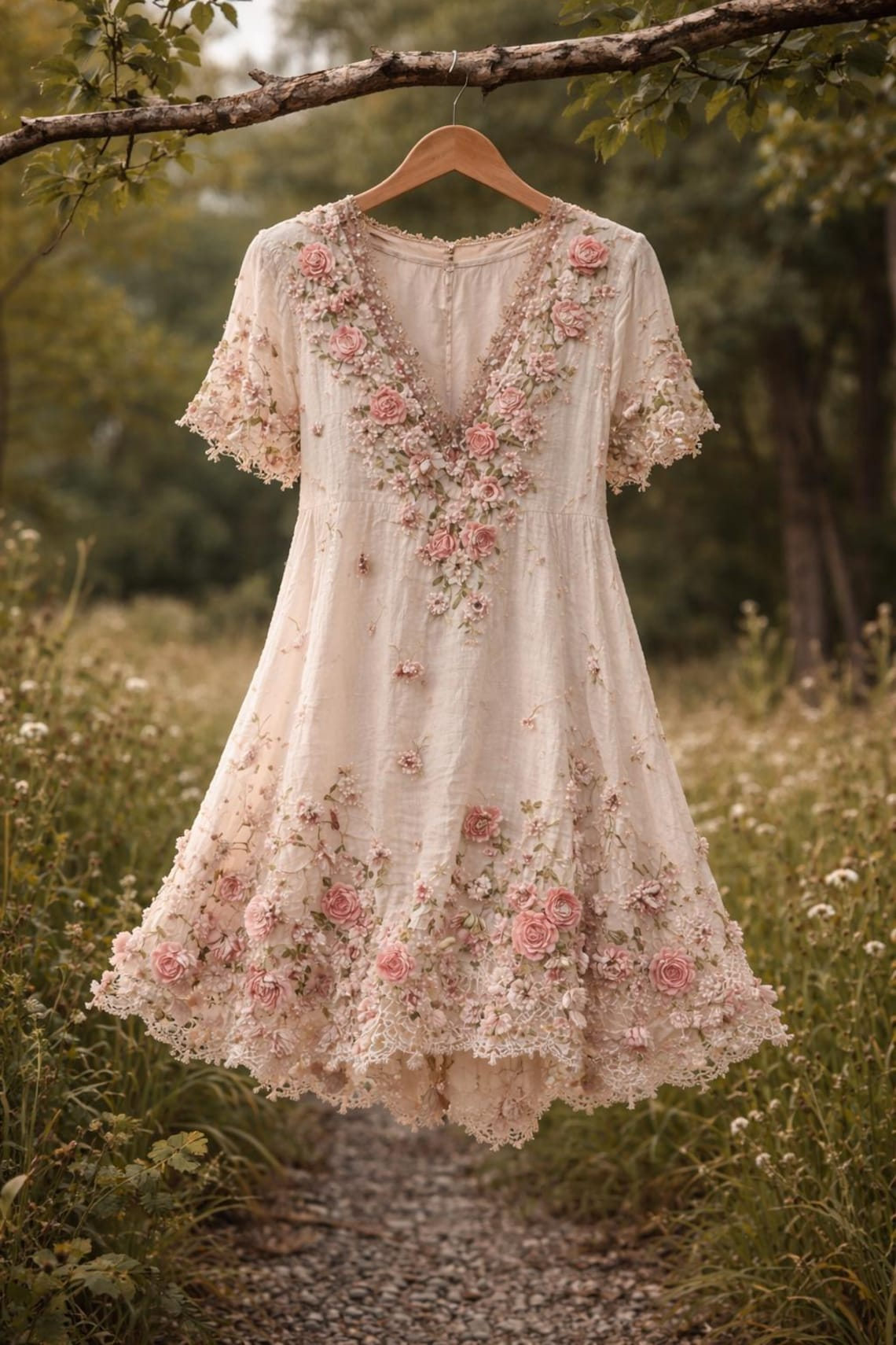 Boho Floral Printed Dress