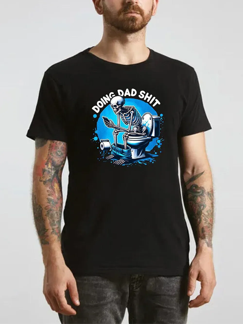 Do Dad Shit Dad Jokes Steel Frame Snowmobile Dad Funny Dad Father'S Day T-Shirt