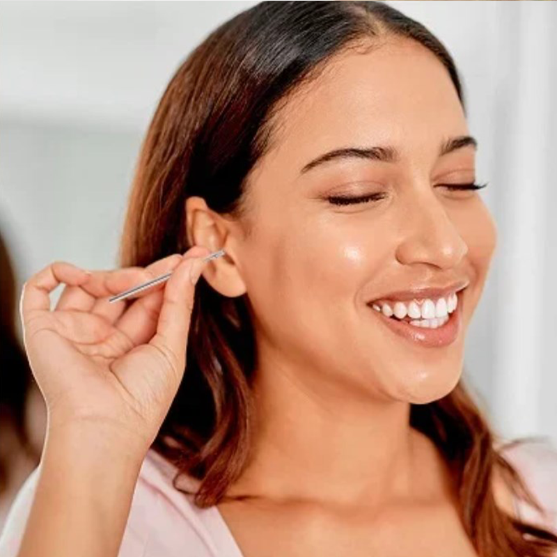 📢Portable 6-piece stainless steel ear piercing kit - Spiral ear tool✨