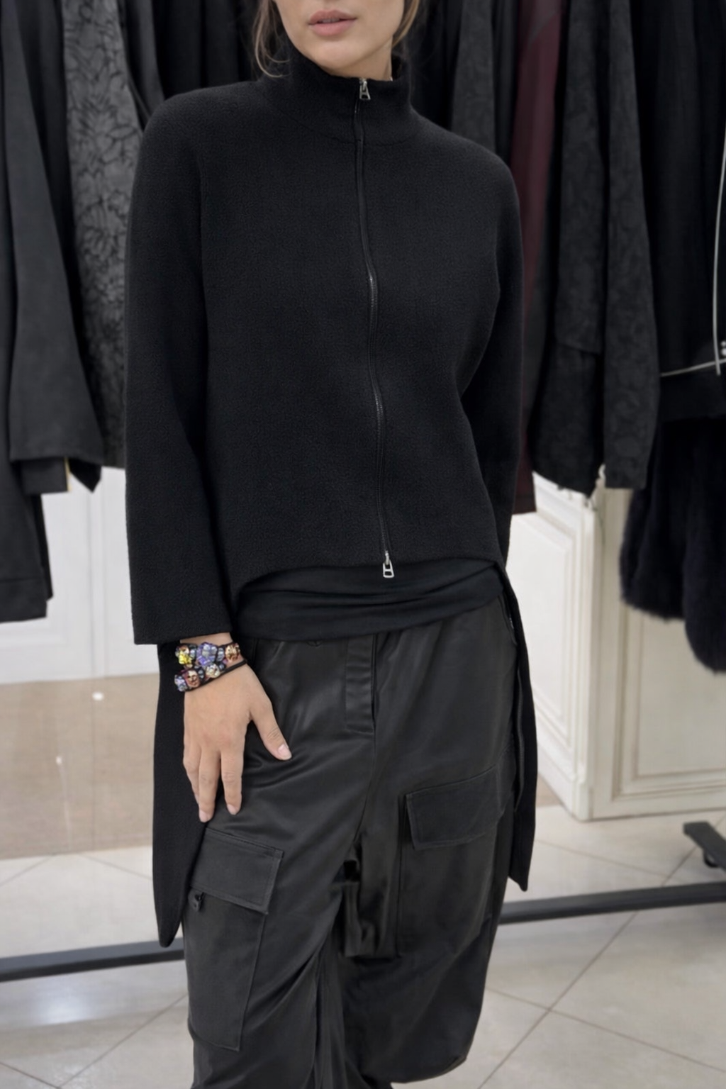 Womens Round Neck Irregular Casual Long Top