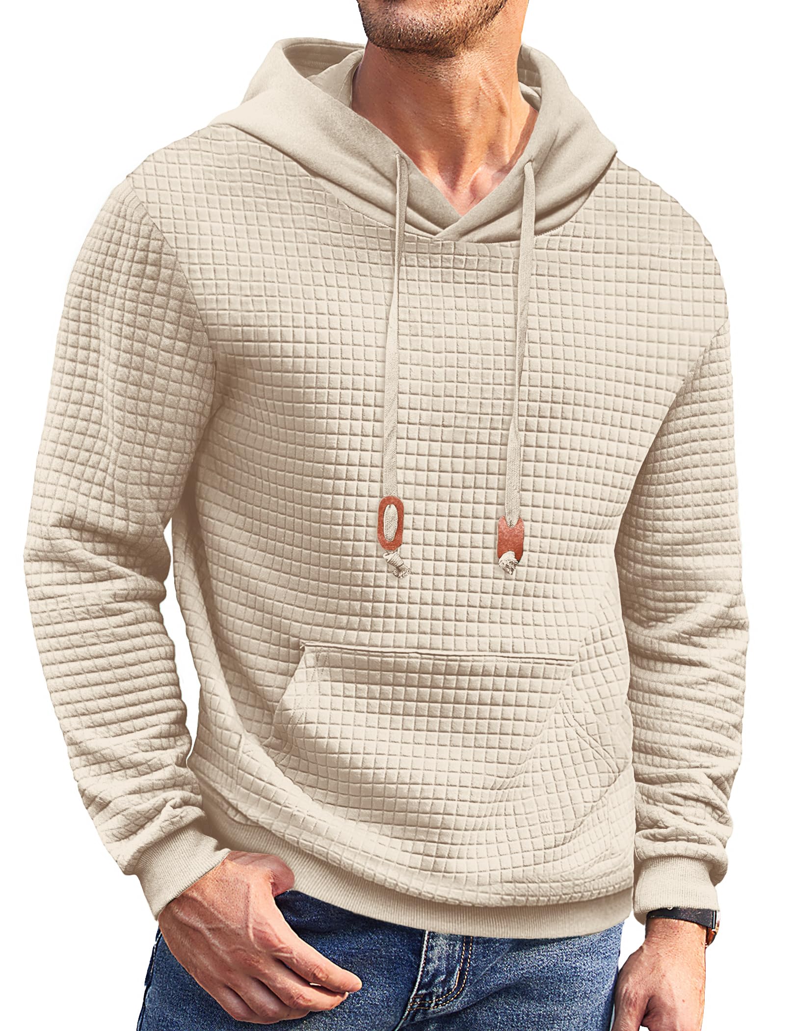 Men’s Athletic Pullover Hoodie with Kangaroo Pocket