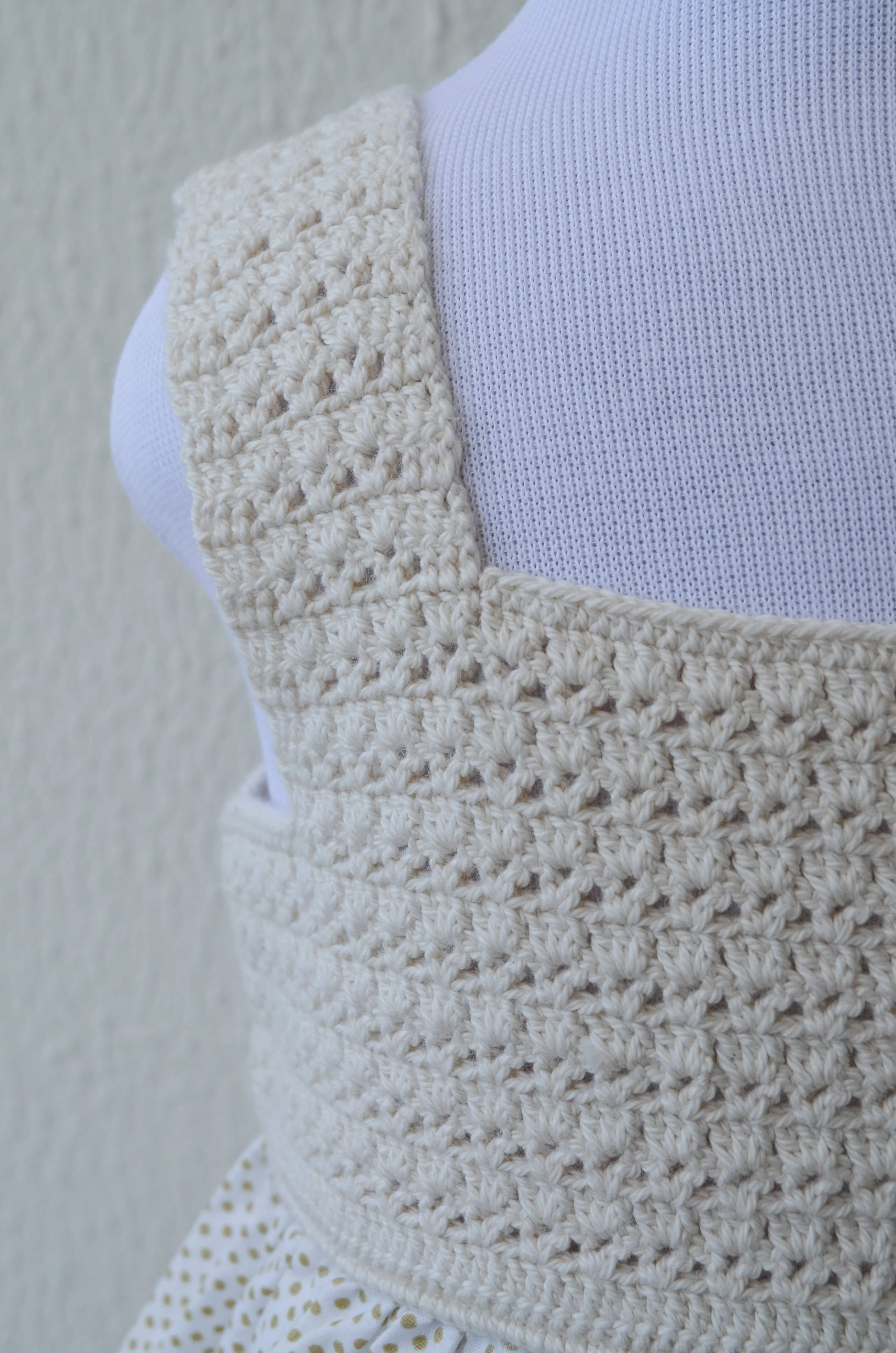 Beige Polka Dot Dress