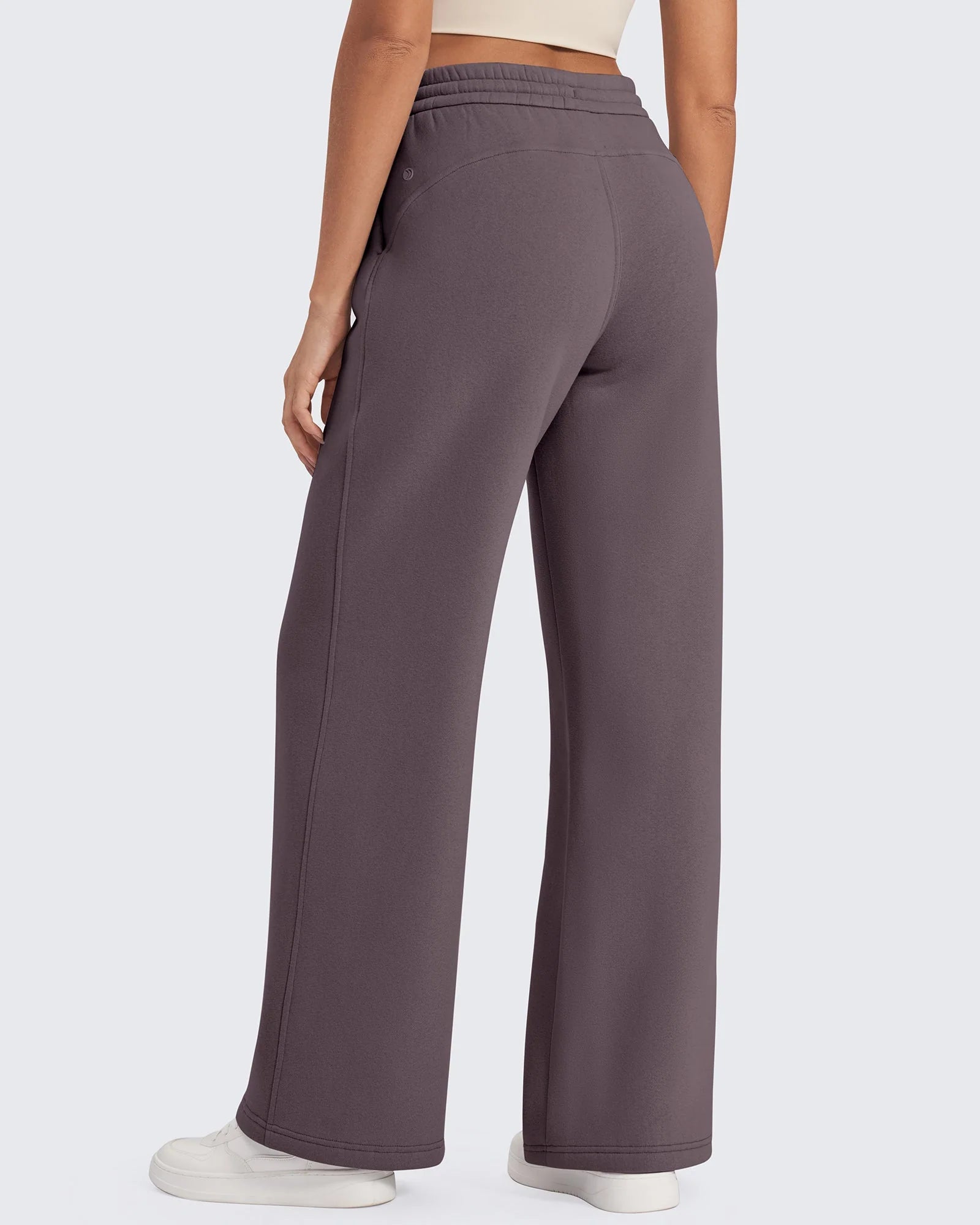 Flurrylux Fleece Lined Drawstring High-Waist Pants
