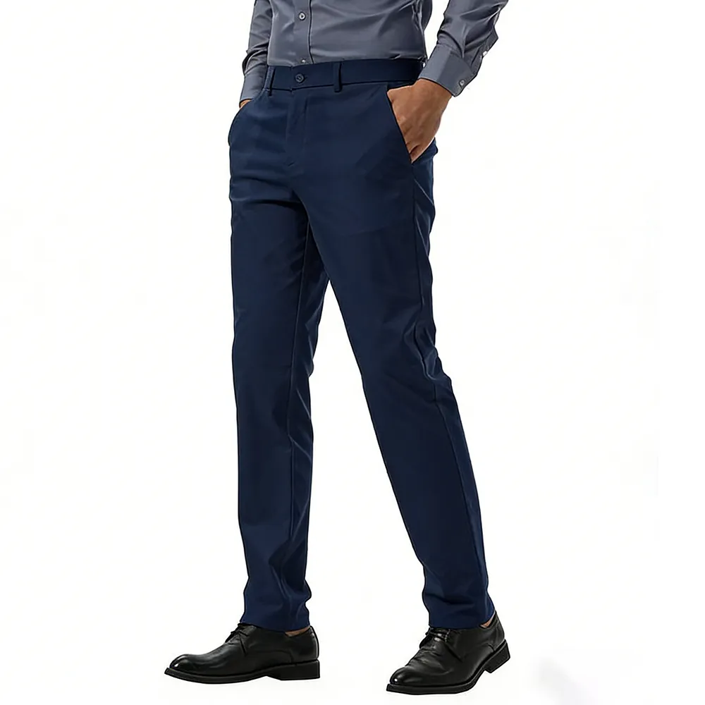 Men's Slim Fit Wrinkle Free Dress Pants