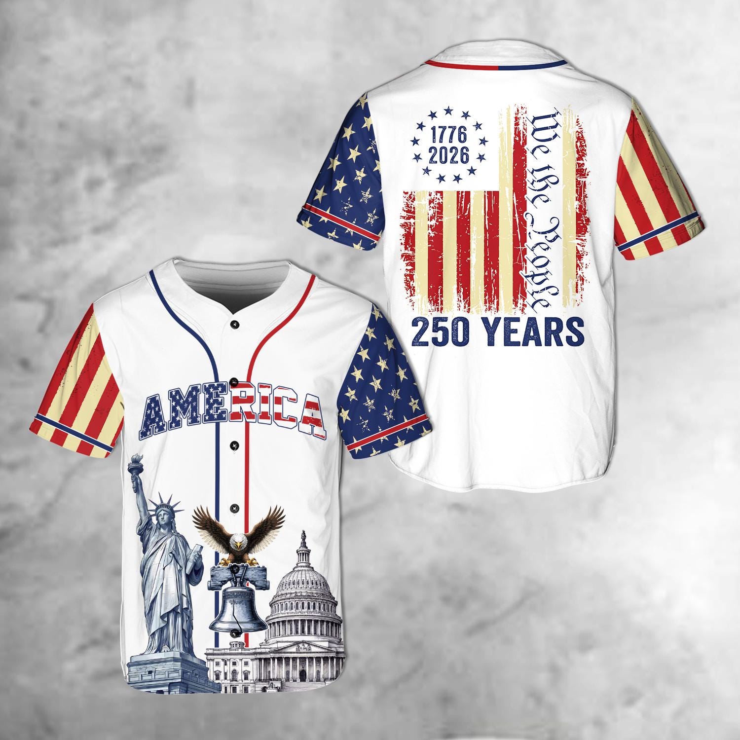 Men's 250Th Anniversary Commemorative Jersey For The United States